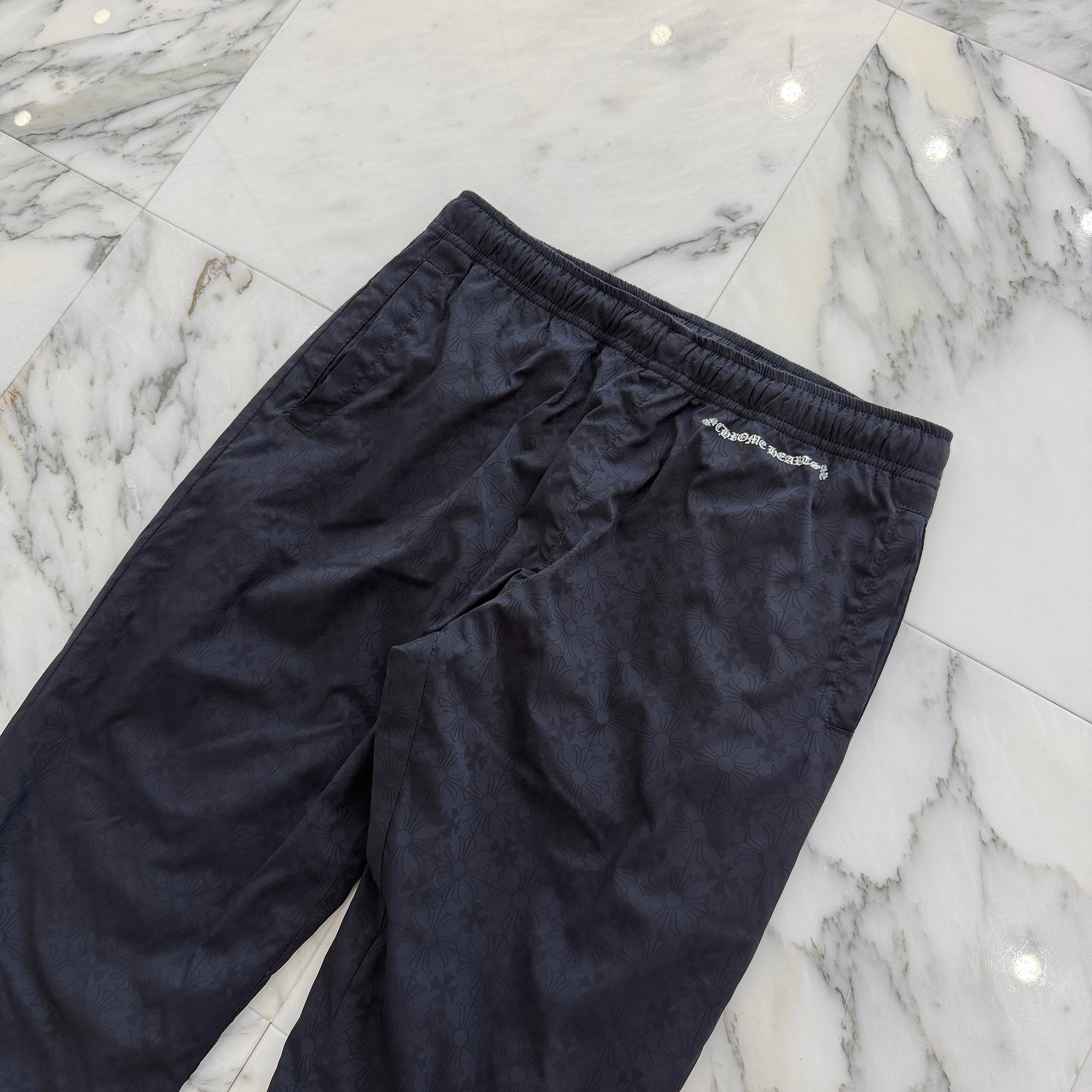 CHROME HEARTS TRASH PICK UP CH Plus Track Nylon Pants Size S クロムハーツ トラッシュピックアップ CHプラス トラック ナイロンパンツ サイズS