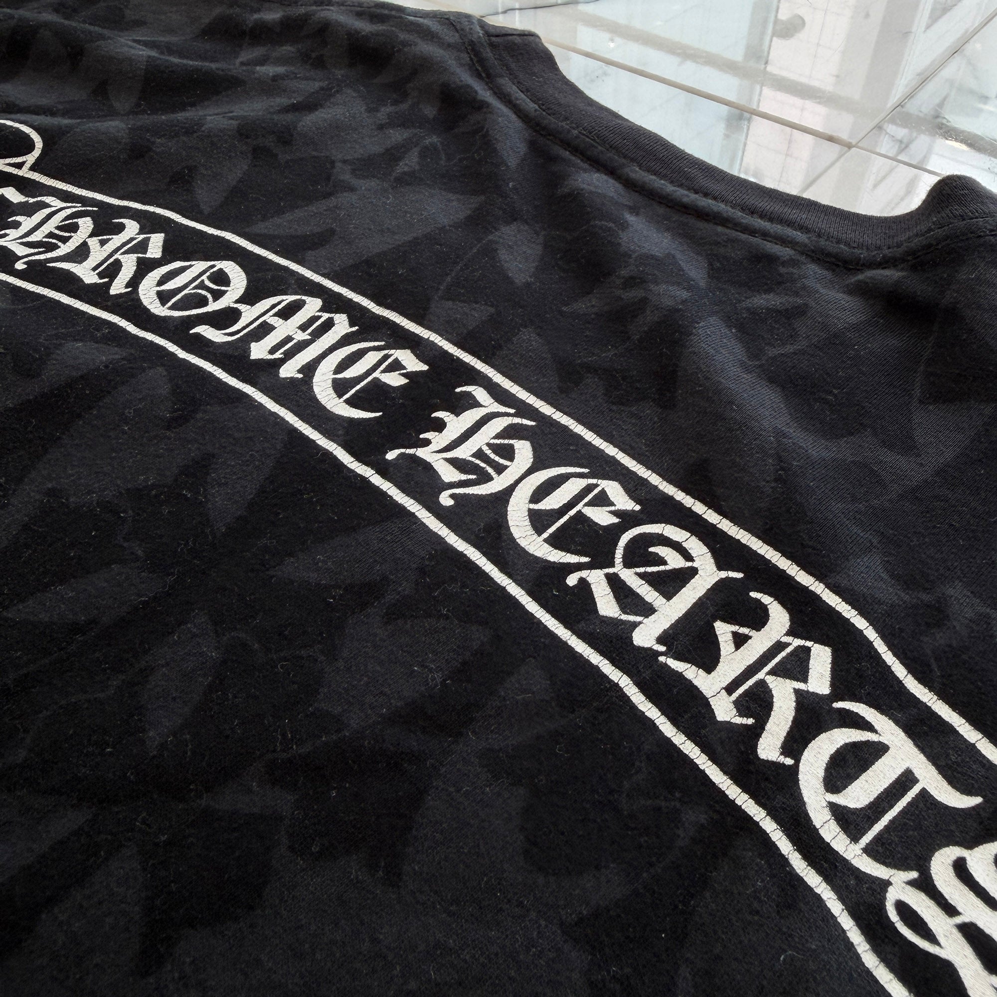 CHROME HEARTS 2024SS Graveyard Cemetery Cross Long Sleeve Tee Size M クロムハーツ グレイブヤード セメタリークロス ロングスリーブTシャツ サイズM