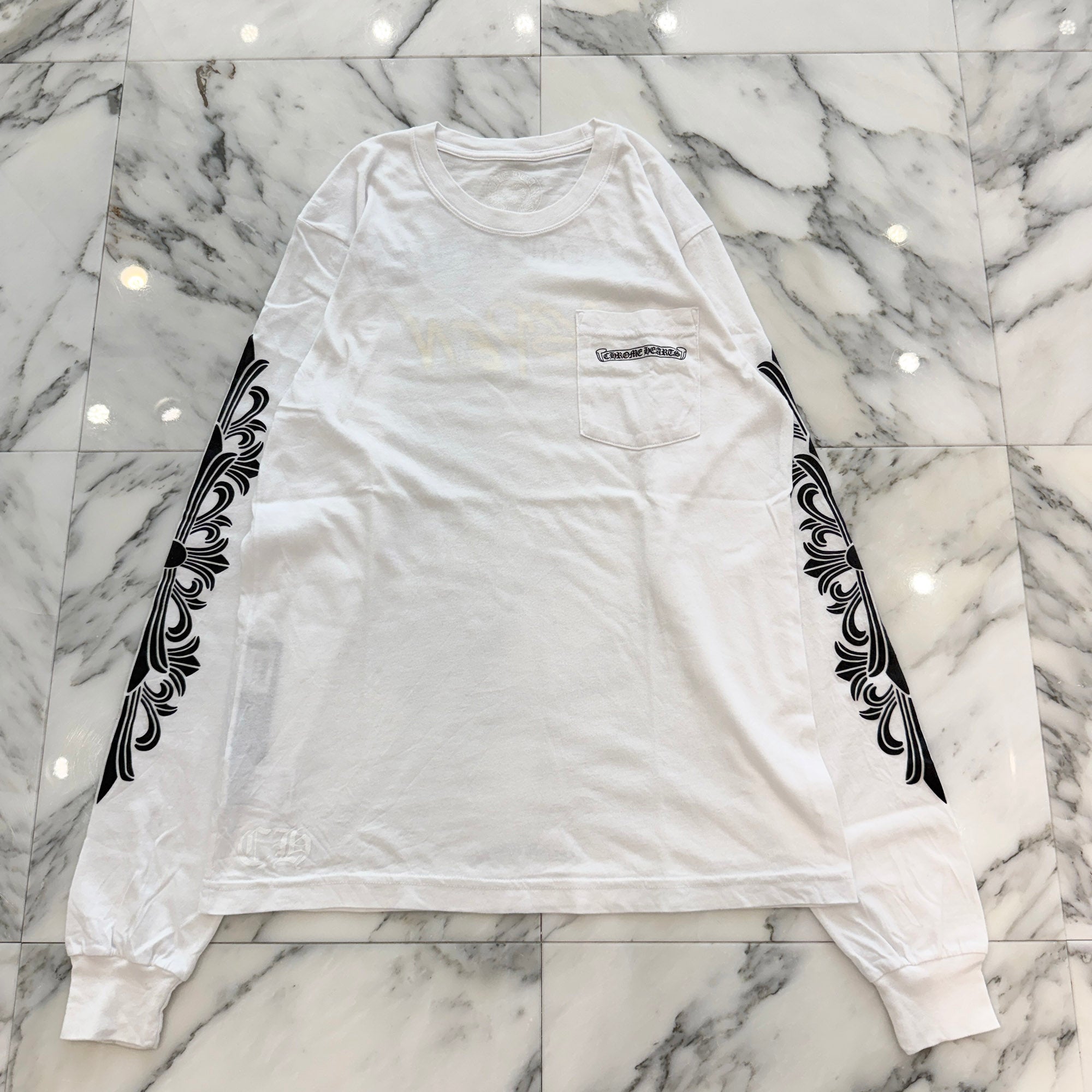 CHROME HEARTS × MATTY BOY ASPEN Limited Floral Cross Long Sleeve Tee Size M クロムハーツ × マッティボーイ アスペン限定 フローラルクロス ロングスリーブTシャツ サイズM