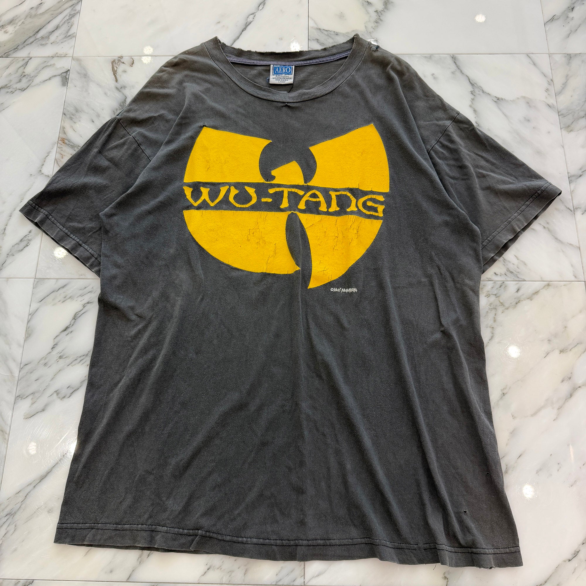 Vintage 90's Wu-Tang Clan "Ain't Nuttin To Fuck Wit!" AERO S/S Tee Size L ヴィンテージ 90's ウータン・クラン "エイント・ナッシン・タ・ファック・ウィット" エアロ社製 Tシャツ サイズL