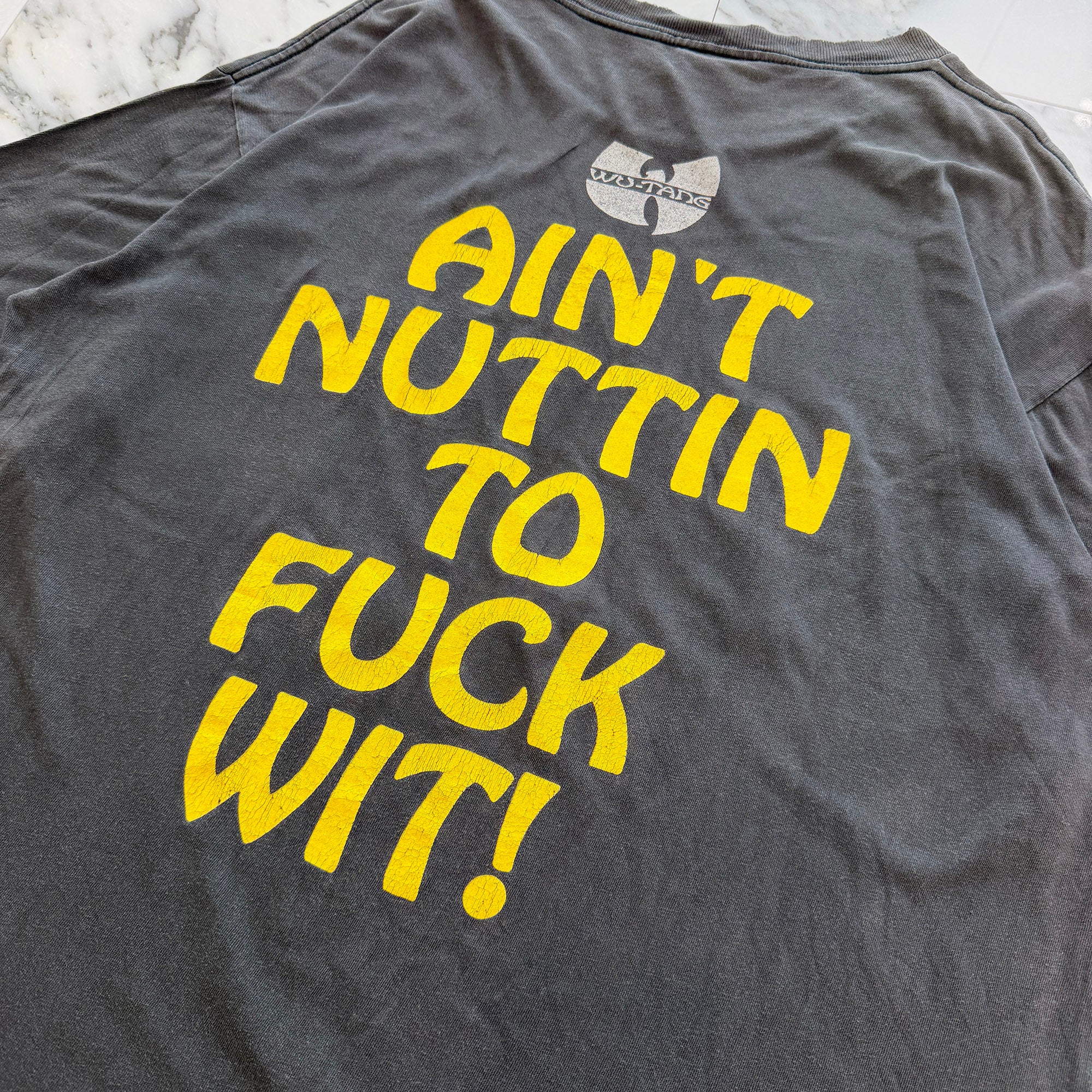 Vintage 90's Wu-Tang Clan "Ain't Nuttin To Fuck Wit!" AERO S/S Tee Size L ヴィンテージ 90's ウータン・クラン "エイント・ナッシン・タ・ファック・ウィット" エアロ社製 Tシャツ サイズL