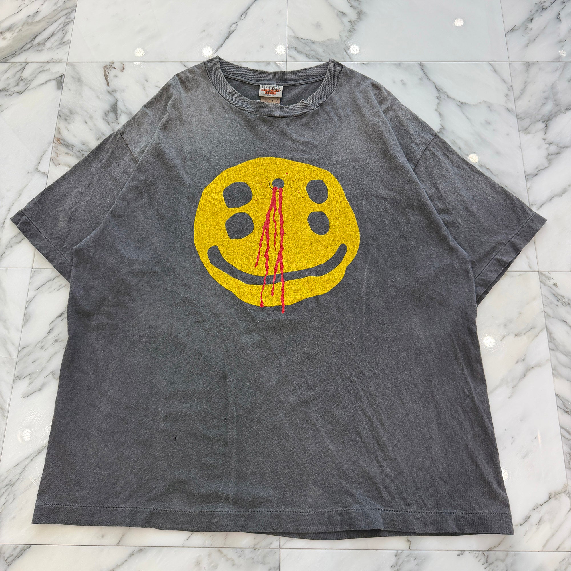SAINT Mxxxxxx x Cactus Plant Flea Market 2024AW "SMILE" S/S Tee SM-YS1-0000-C01 Size XL セントマイケル×カクタス プラント フリー マーケット  "スマイル" 半袖Ｔシャツ サイズXL