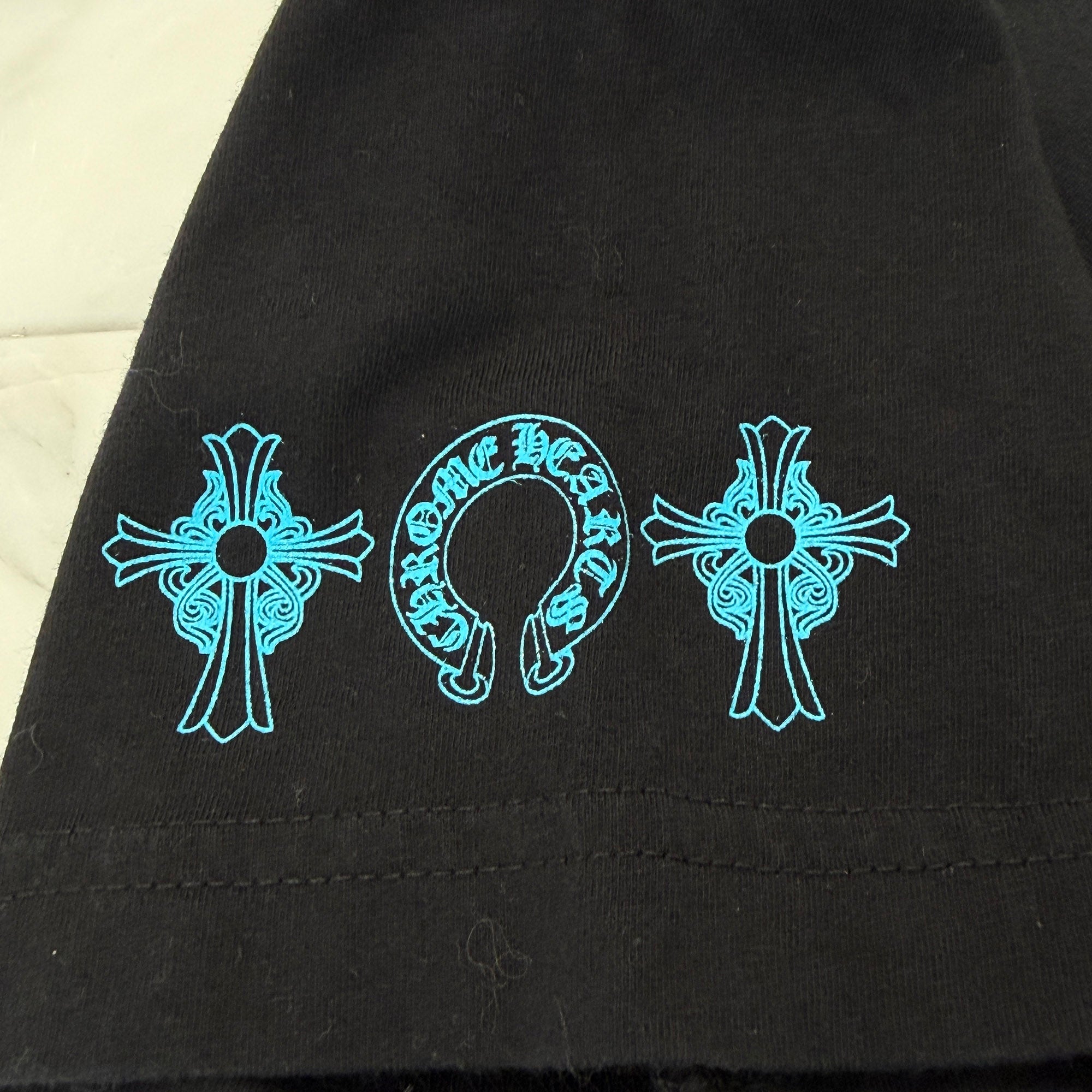 CHROME HEARTS 3 Blue Cross Tee Size XS クロムハーツ 3 ブルークロス Tシャツ サイズXS