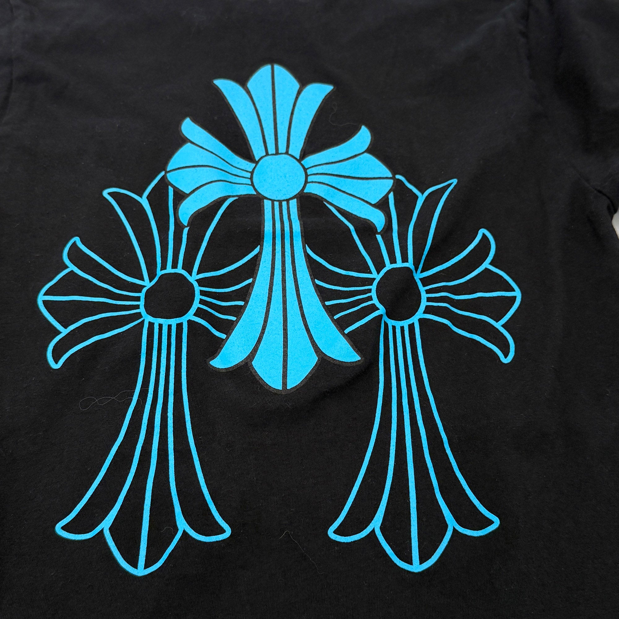 CHROME HEARTS 3 Blue Cross Tee Size XS クロムハーツ 3 ブルークロス Tシャツ サイズXS