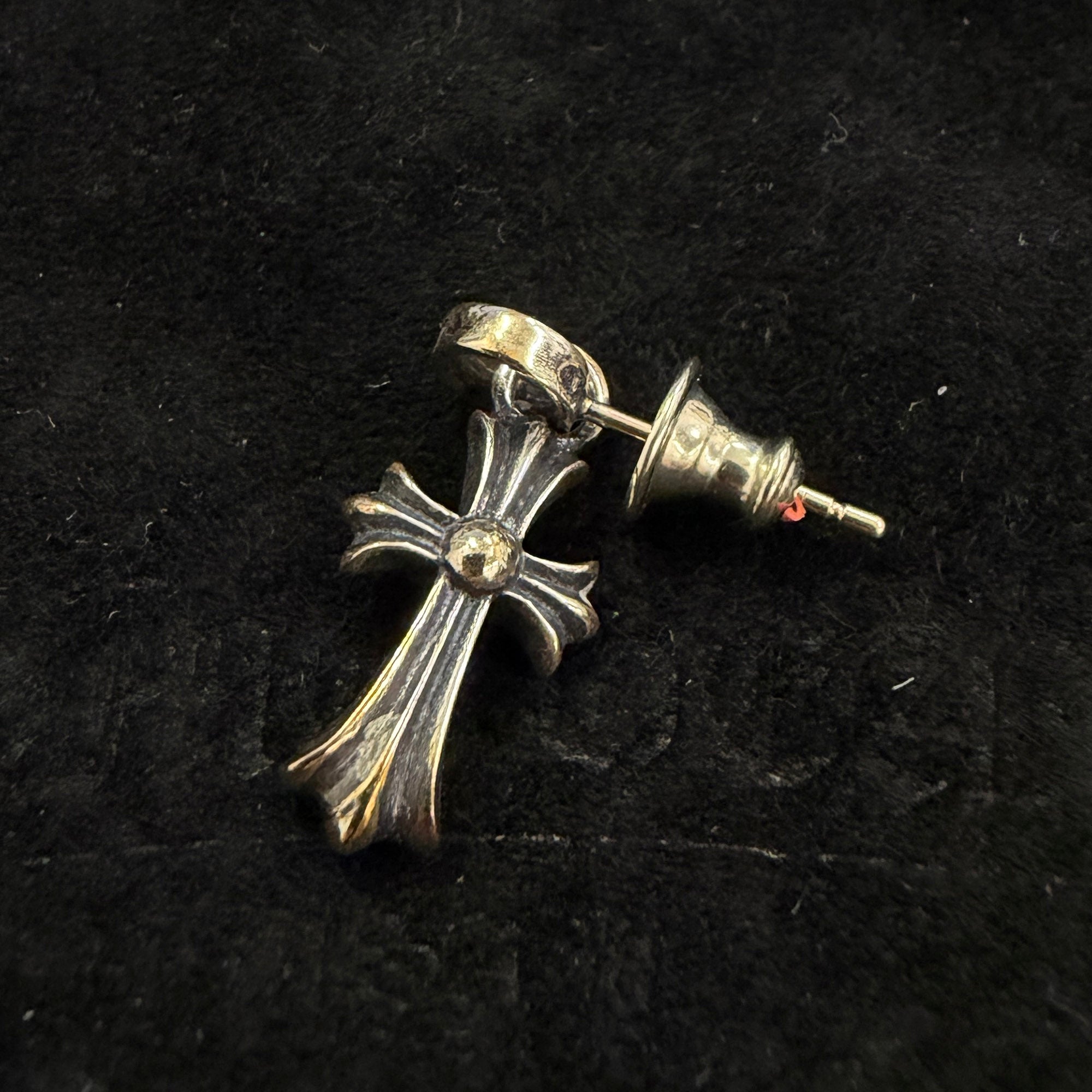 CHROME HEARTS CH Cross Baby Fat Drop Earrings クロムハーツ CHクロス ベイビーファット ドロップ イヤリング ピアス