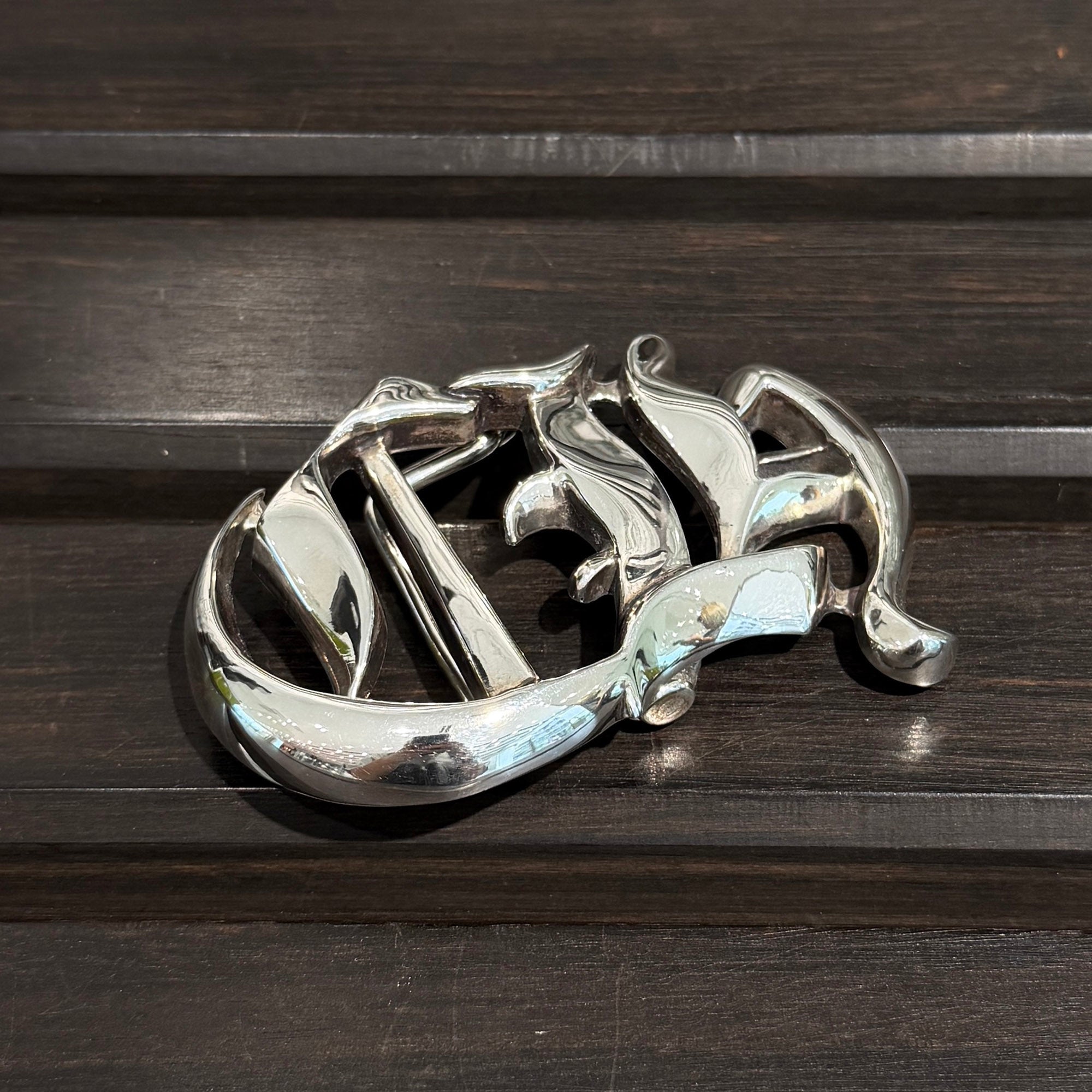 CHROME HEARTS CH Logo Silver Buckle クロムハーツ CHロゴ シルバー バックル