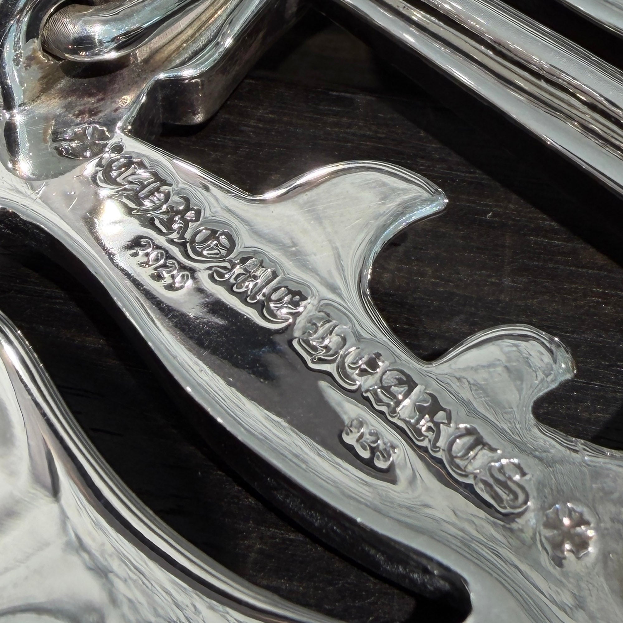 CHROME HEARTS CH Logo Silver Buckle クロムハーツ CHロゴ シルバー バックル