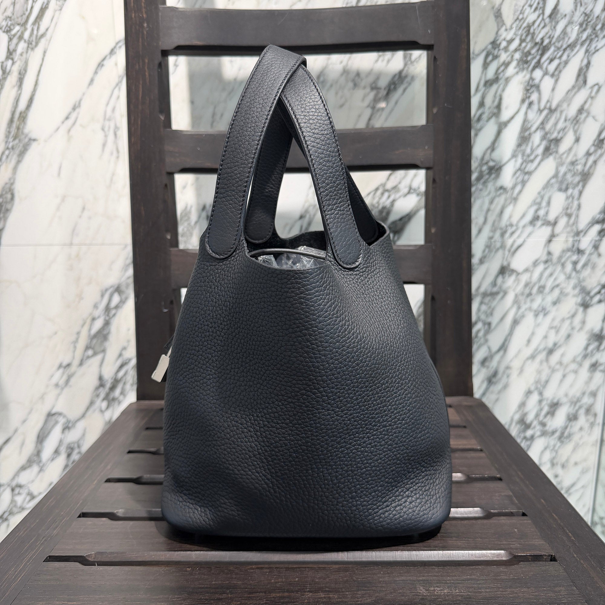 HERMES Picotin Lock MM "NOIR" K刻印 エルメス ピコタンロック MM "ノワール" K刻印