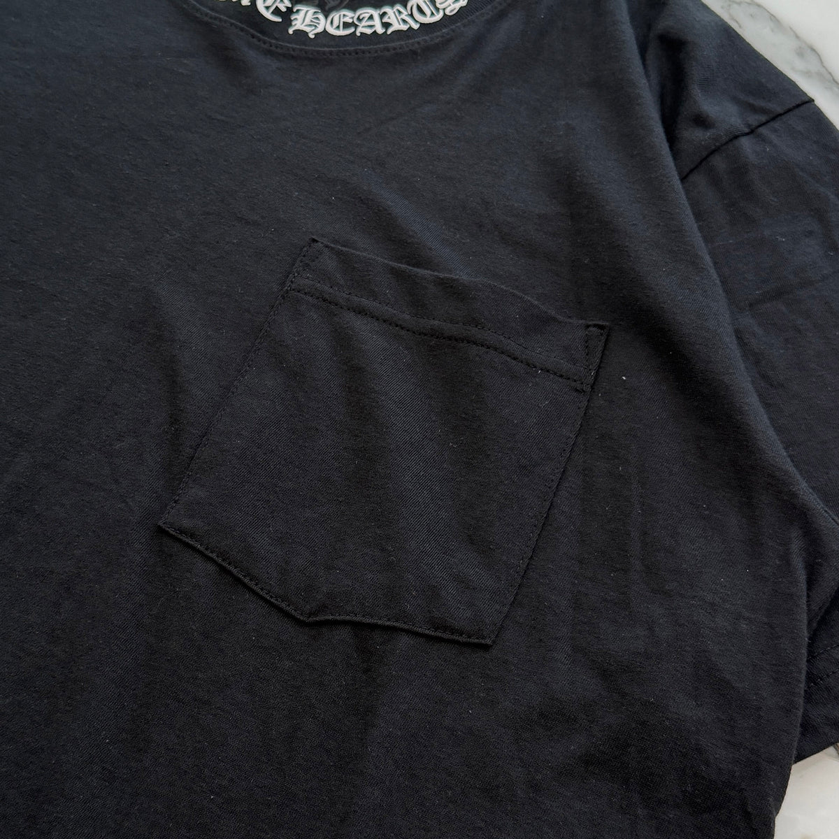 CHROME HEARTS Neck Logo Tee Size L クロムハーツ ネックロゴ Tシャツ サイズL