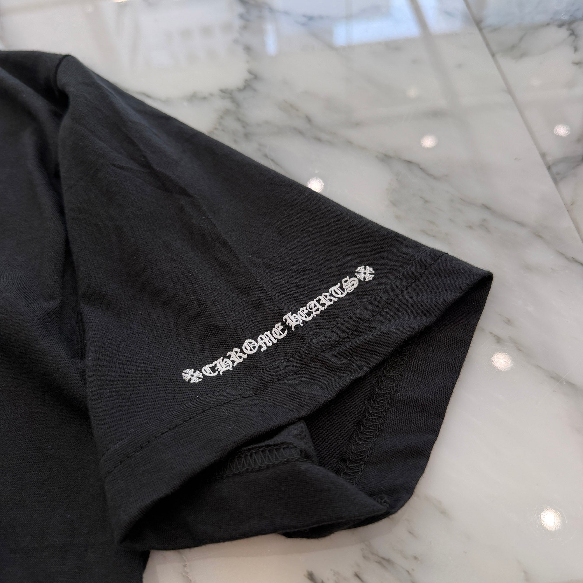 CHROME HEARTS Neck Logo Tee Size M クロムハーツ ネックロゴ Tシャツ サイズM