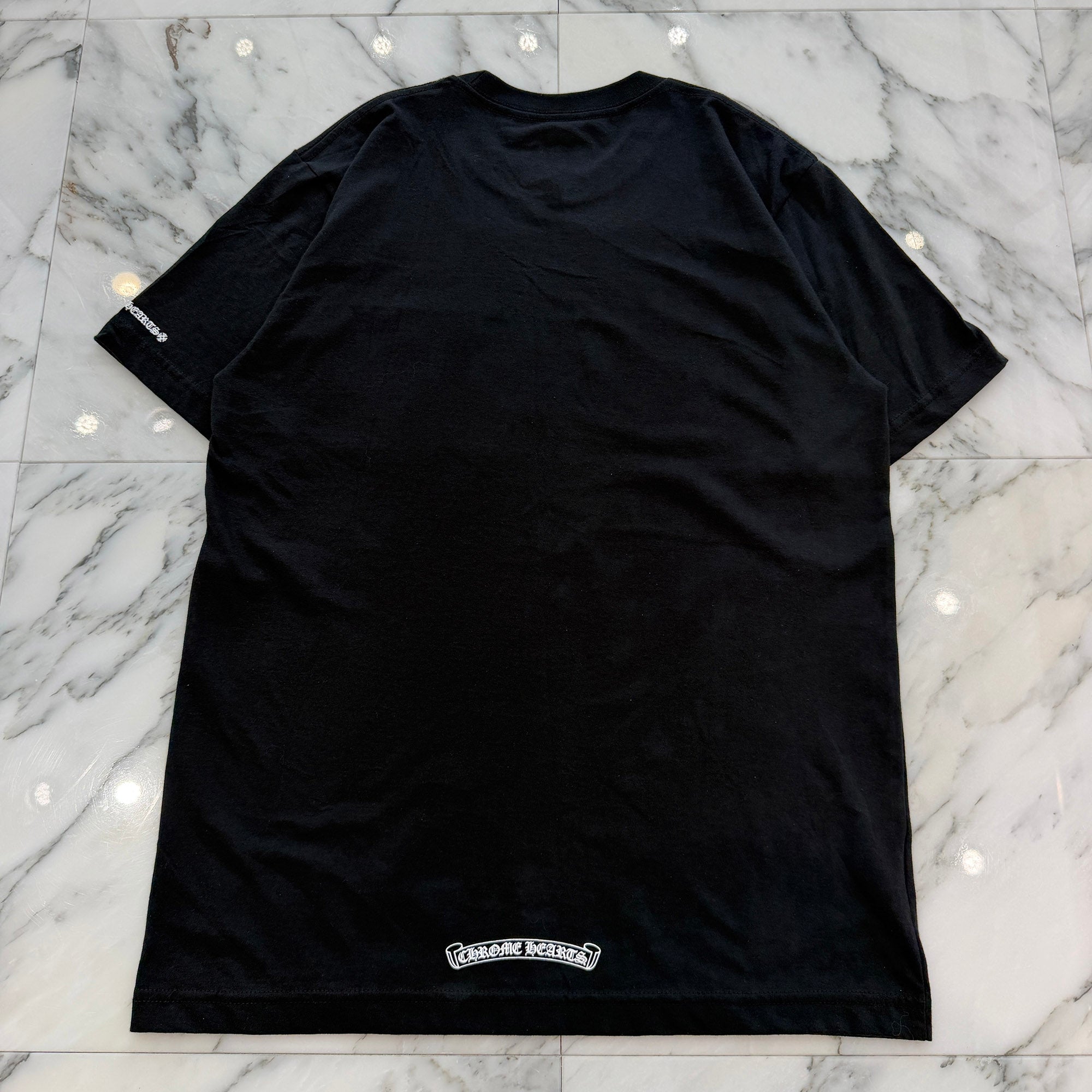 CHROME HEARTS Neck Logo Tee Size M クロムハーツ ネックロゴ Tシャツ サイズM