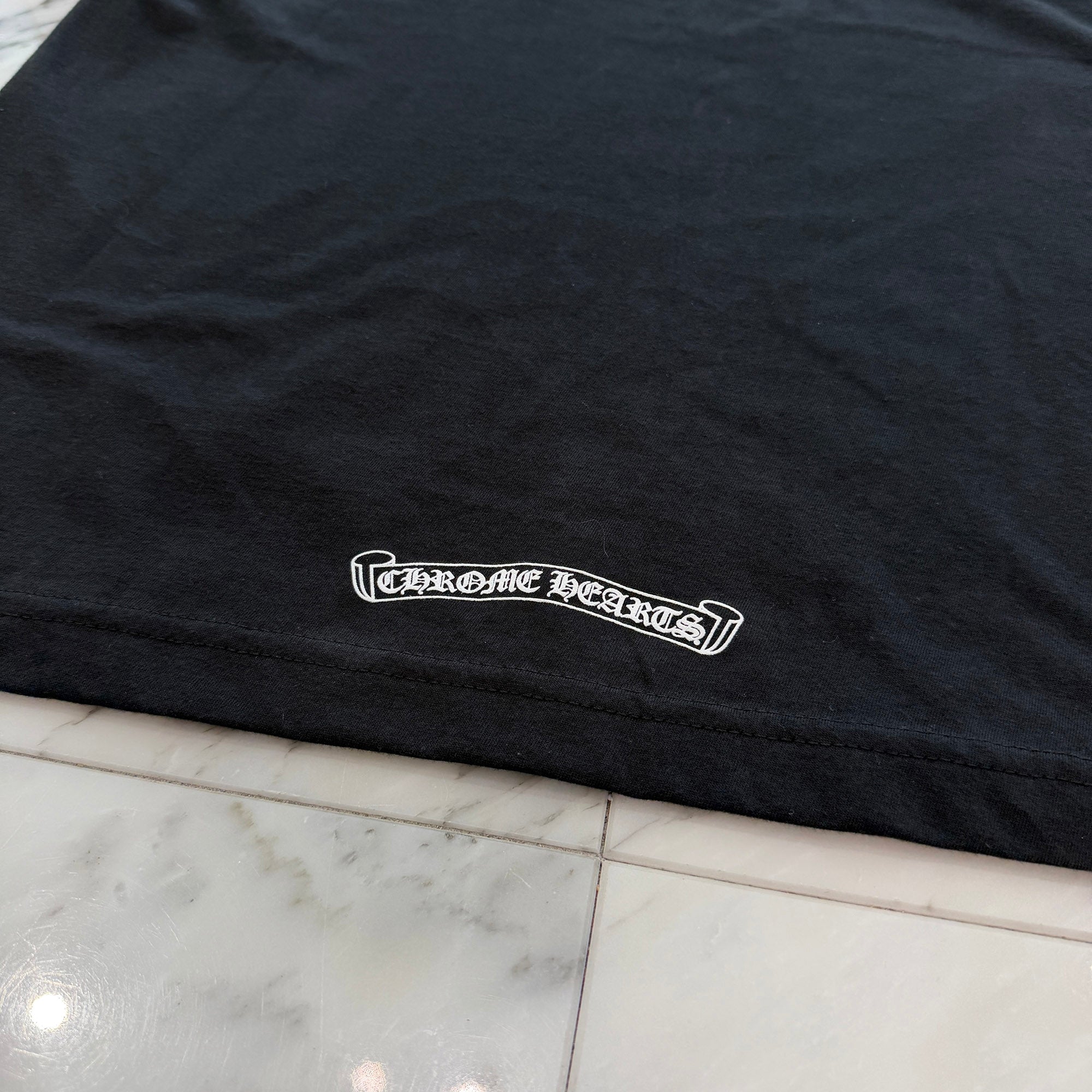 CHROME HEARTS Neck Logo Tee Size M クロムハーツ ネックロゴ Tシャツ サイズM