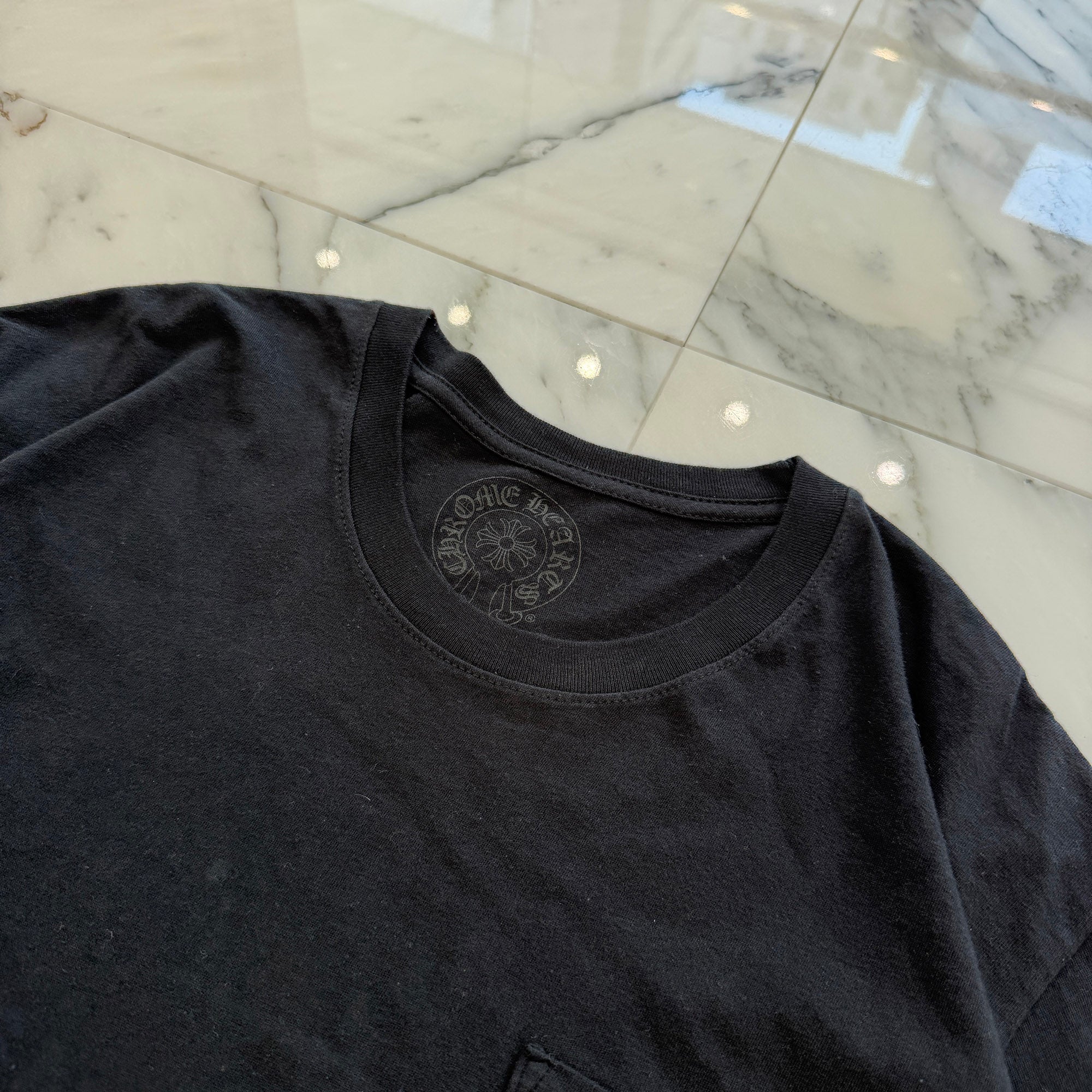 CHROME HEARTS Pink Made in Hollywood Vertical Logo Tee Size L クロムハーツ ピンク メイドインハリウッド ヴァーティカルロゴ Tシャツ サイズL