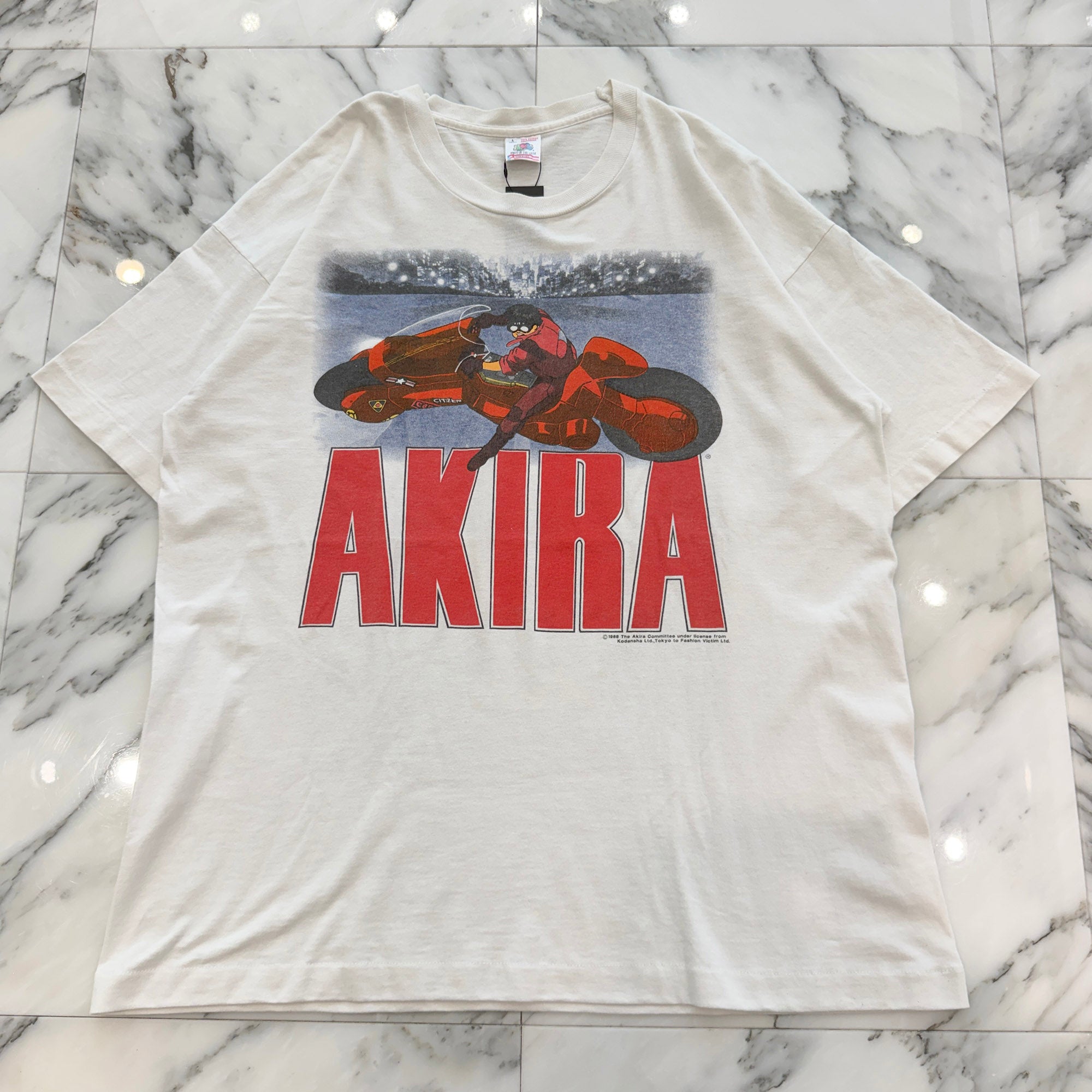 Vintage 90's AKIRA "KANEDA BIKE" Print FRUIT OF THE LOOM S/S Tee Size L ヴィンテージ 90's アキラ " カネダバイク" プリント フルーツオブザルーム社製 半袖Tシャツ サイズL