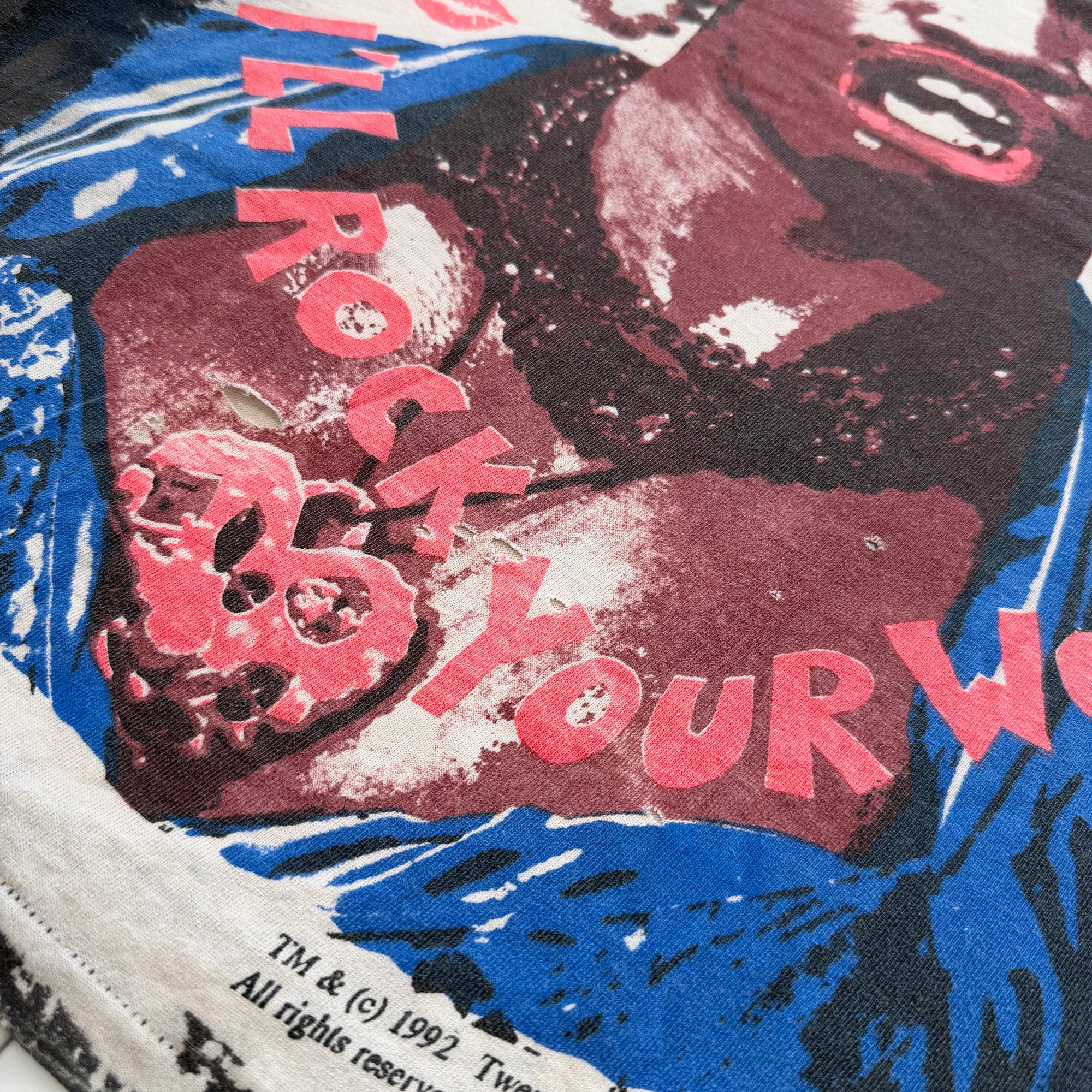 Vintage 90's Mosquitohead "In Living Color" Jamie Foxx Hanes S/S Tee Size XL ヴィンテージ 90's モスキートヘッド "イン リビング カラー" ジェイミー フォックス ヘインズ社製Tシャツ サイズXL