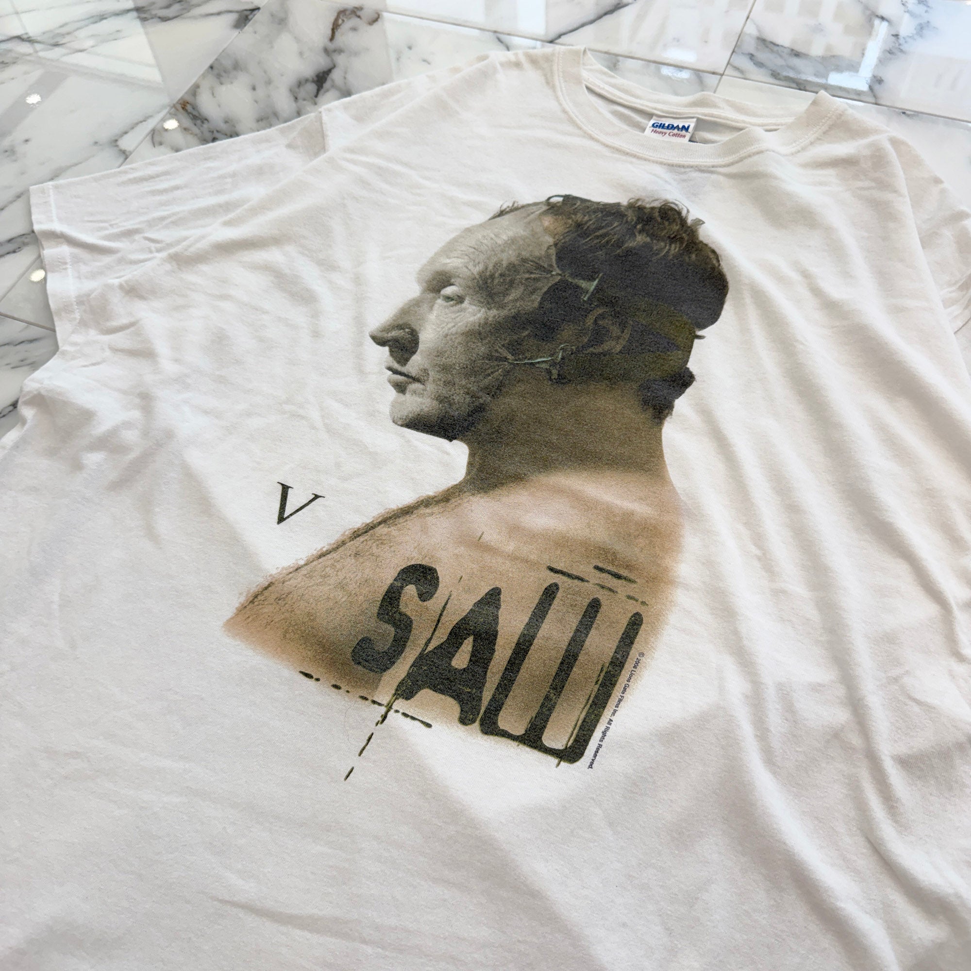 Vintage 00's "SAW V 2008" Movie Promotion GILDAN S/S Tee Size XL ヴィンテージ 00's "ソウ 5 2008" ムービー プロモーション ギルダン社製Tシャツ サイズXL
