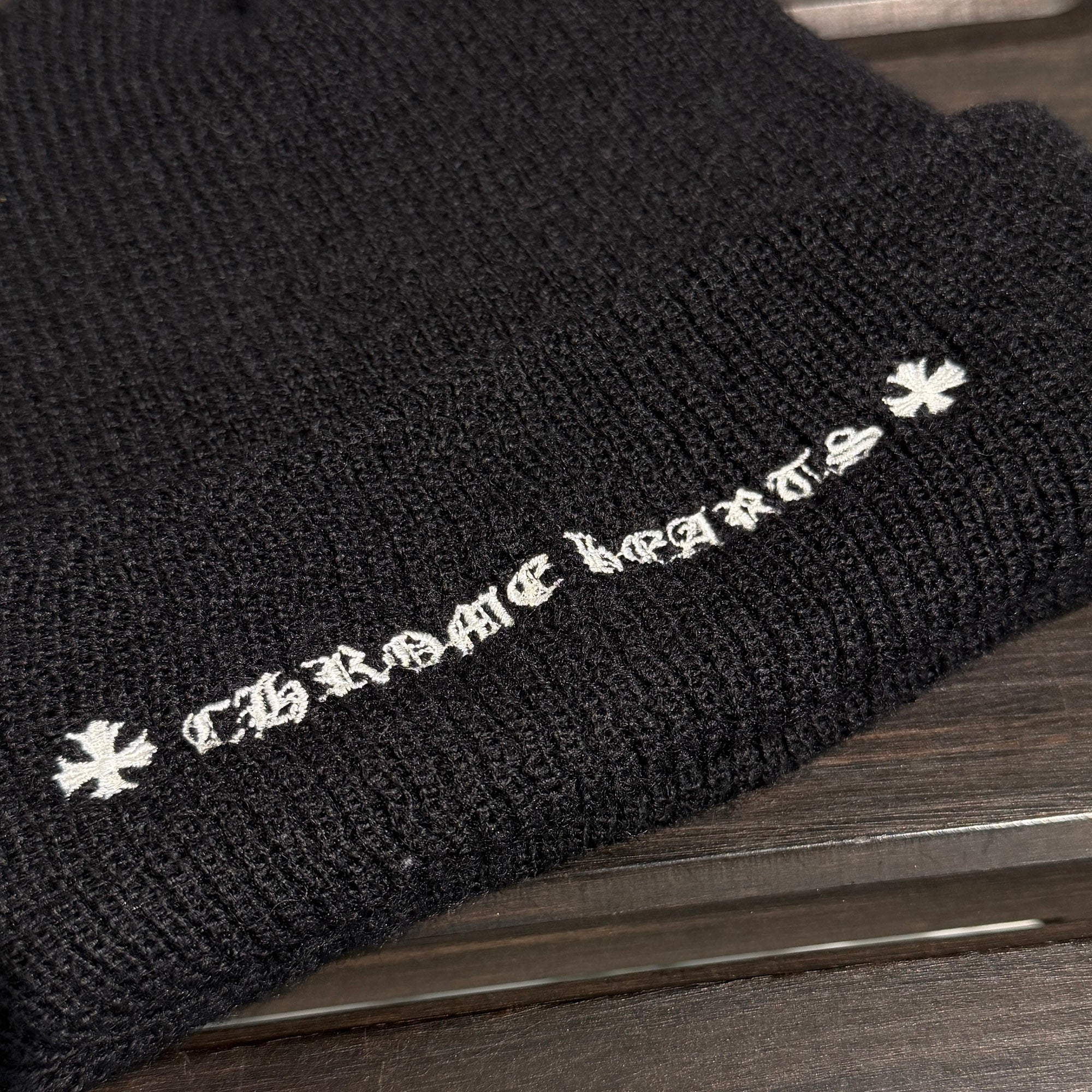 CHROME HEARTS CH Plus WOOL WATCH CAP Size ONE SIZE (23cm) クロムハーツ CHプラス ウール ウォッチキャップ ビーニー サイズONE SIZE (23cm)