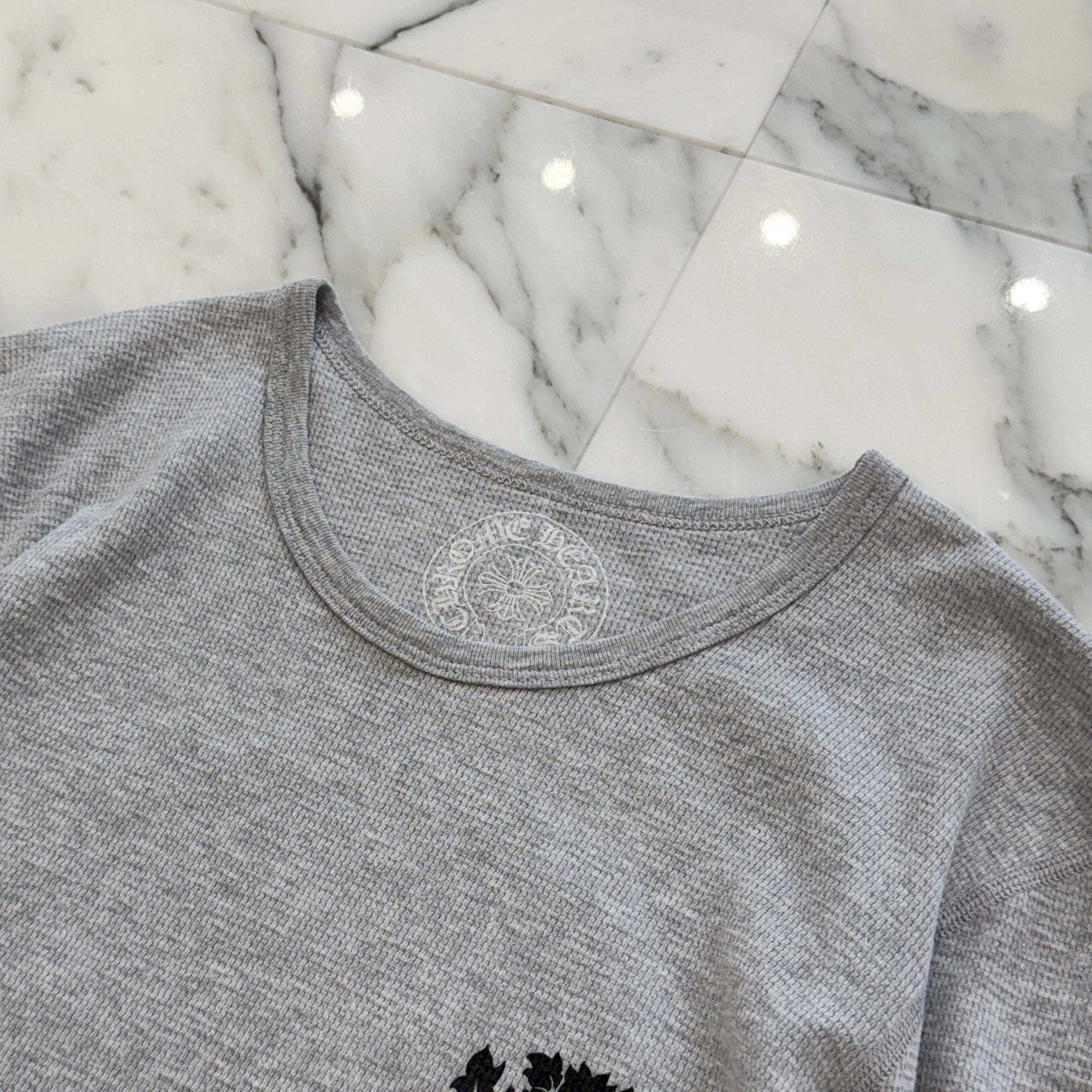 CHROME HEARTS 2025SS Vine Dagger Print Thermal Long Sleeve Tee Size M クロムハーツ ヴァインダガー プリント サーマル ロングスリーグ Tシャツ サイズM
