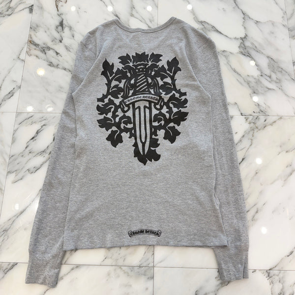 CHROME HEARTS 2025SS Vine Dagger Print Thermal Long Sleeve Tee Size M クロムハーツ ヴァインダガー プリント サーマル ロングスリーグ Tシャツ サイズM