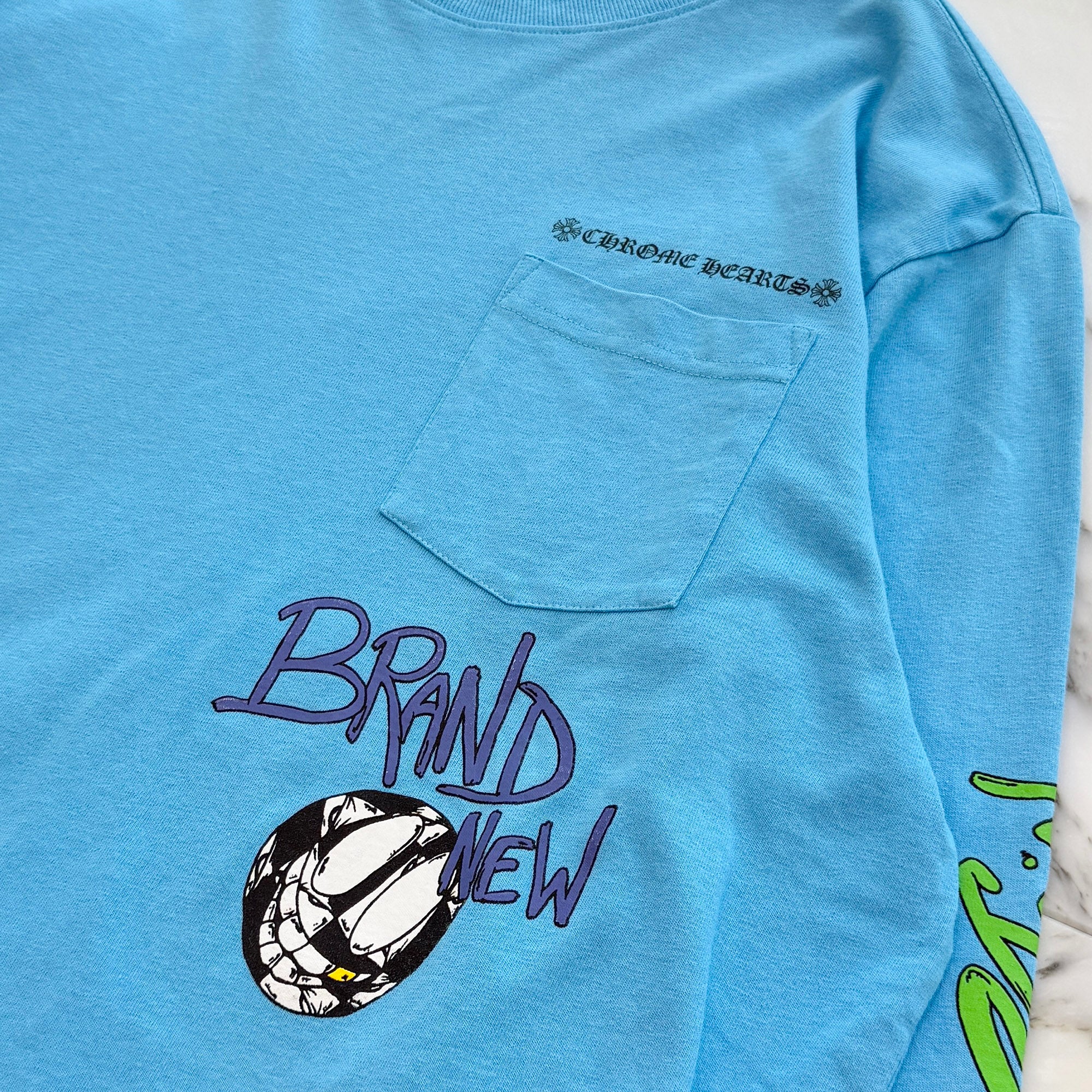 CHROME HEARTS × MATTY BOY 2024SS BRAIN NEW Long Sleeve Tee Size XL クロムハーツ × マッティボーイ ブレインニュー ロングスリーブTシャツ サイズXL