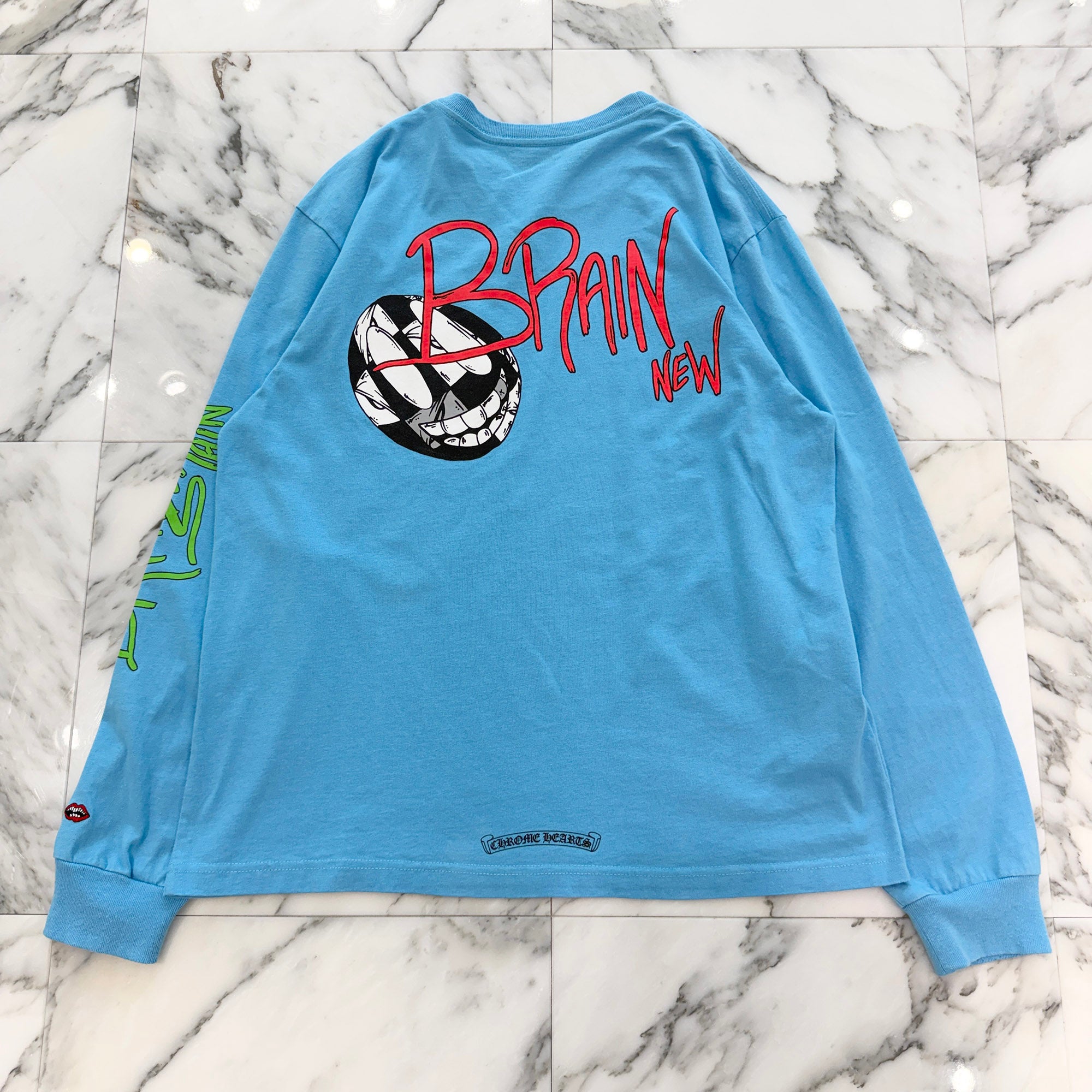 CHROME HEARTS × MATTY BOY 2024SS BRAIN NEW Long Sleeve Tee Size XL クロムハーツ × マッティボーイ ブレインニュー ロングスリーブTシャツ サイズXL