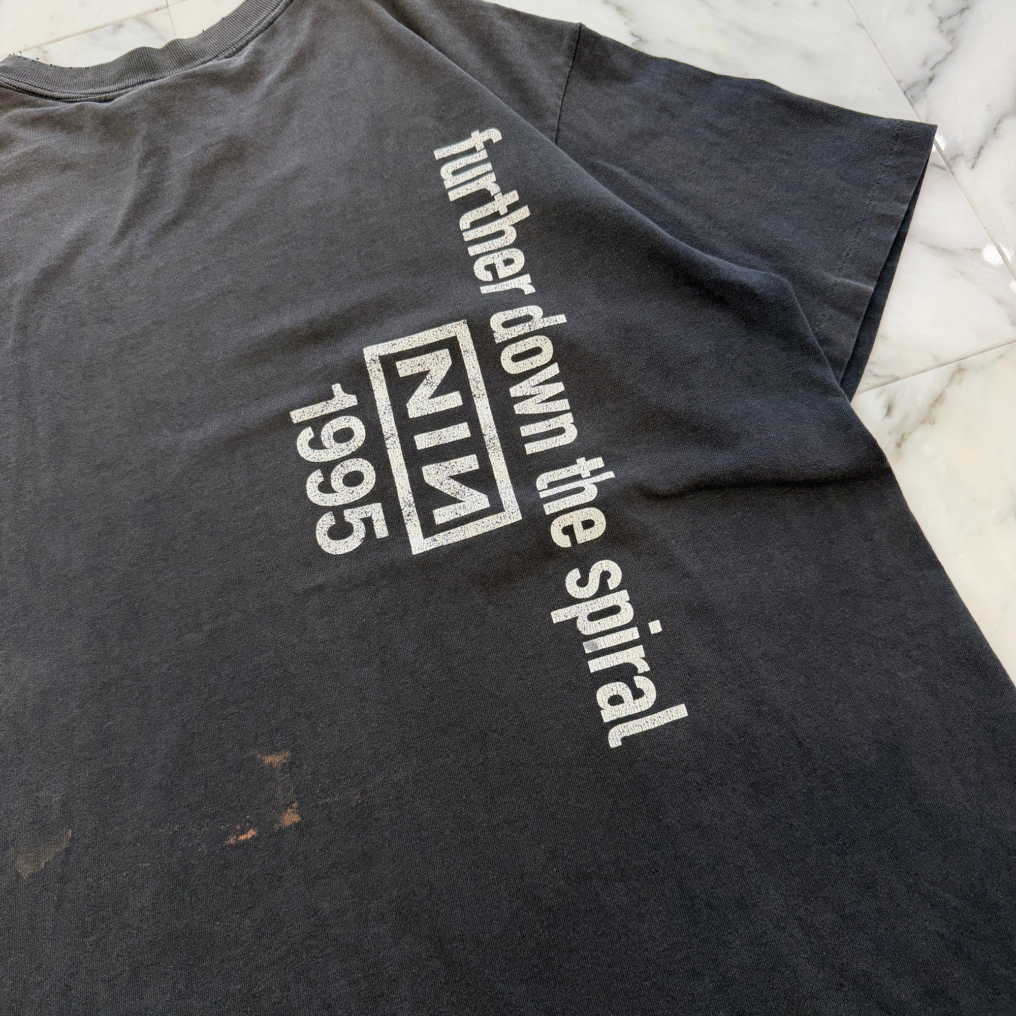 Vintage 90's NINE INCH NAILS "Further Down The Spiral" All Sport S/S Tee Size XL 90's ナインインチネイルズ "ファーザーダウンザスパイラル" オールスポーツ社製Tシャツ サイズXL