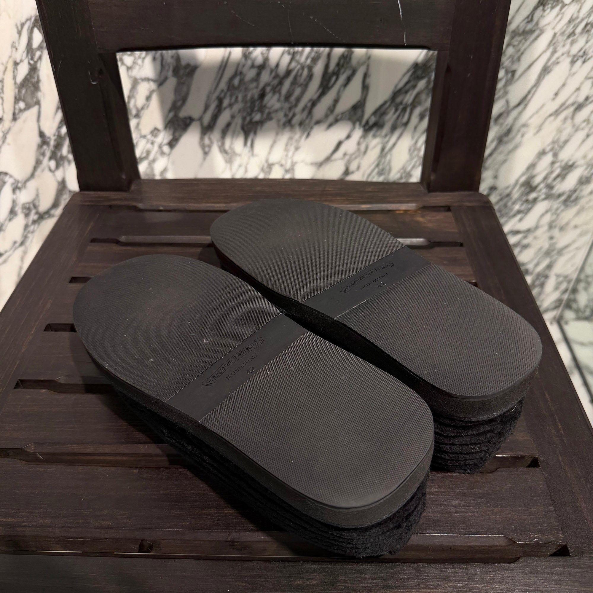 CHROME HEARTS × MATTY BOY Chomper Leather Patch Corduroy Slip On Size 42 (約27.0cm～27.5cm) クロムハーツ×マッティボーイ チョンパーレザーパッチ コーデュロイ スリッポン サイズ42 (約27.0cm～27.5cm)
