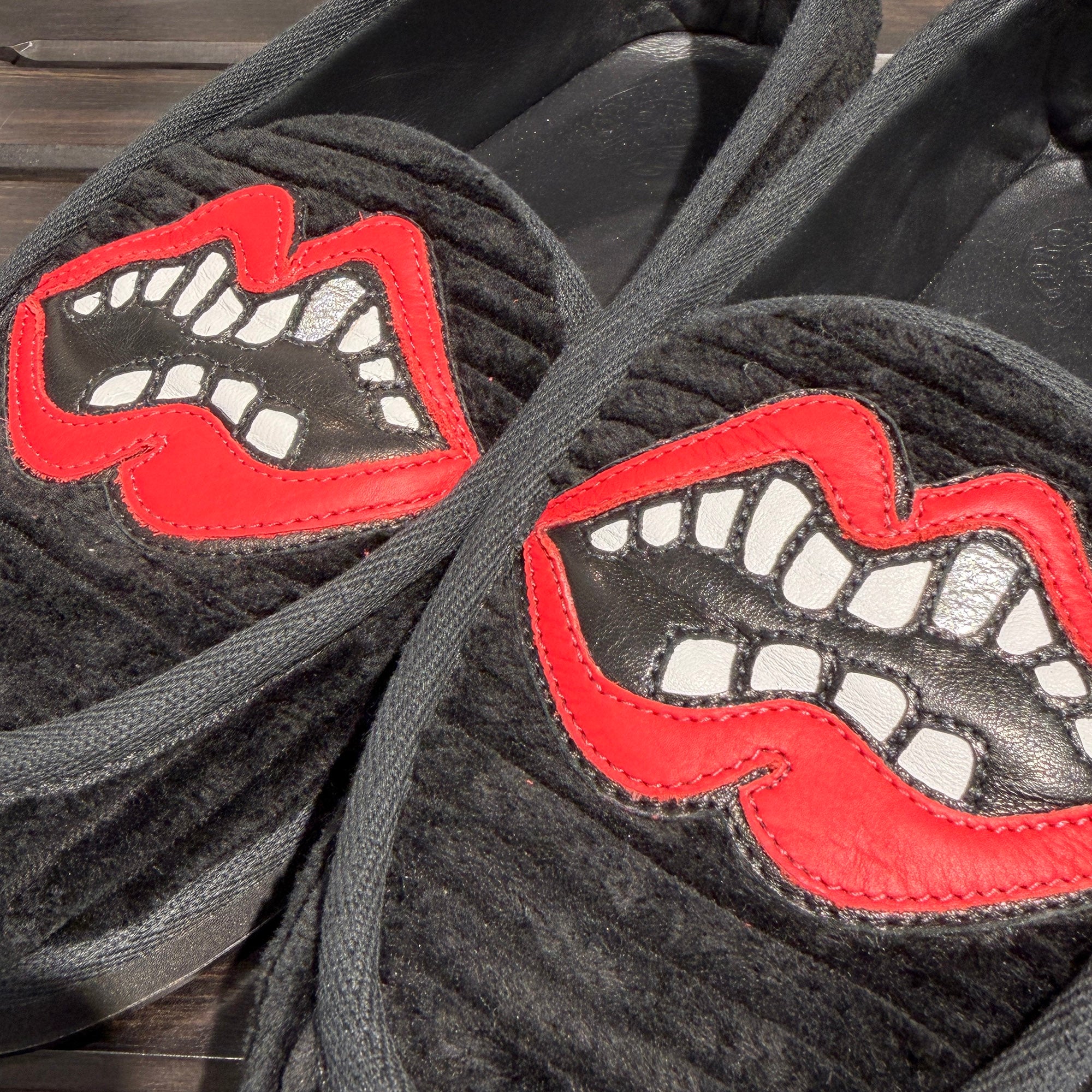 CHROME HEARTS × MATTY BOY Chomper Leather Patch Corduroy Slip On Size 42 (約27.0cm～27.5cm) クロムハーツ×マッティボーイ チョンパーレザーパッチ コーデュロイ スリッポン サイズ42 (約27.0cm～27.5cm)