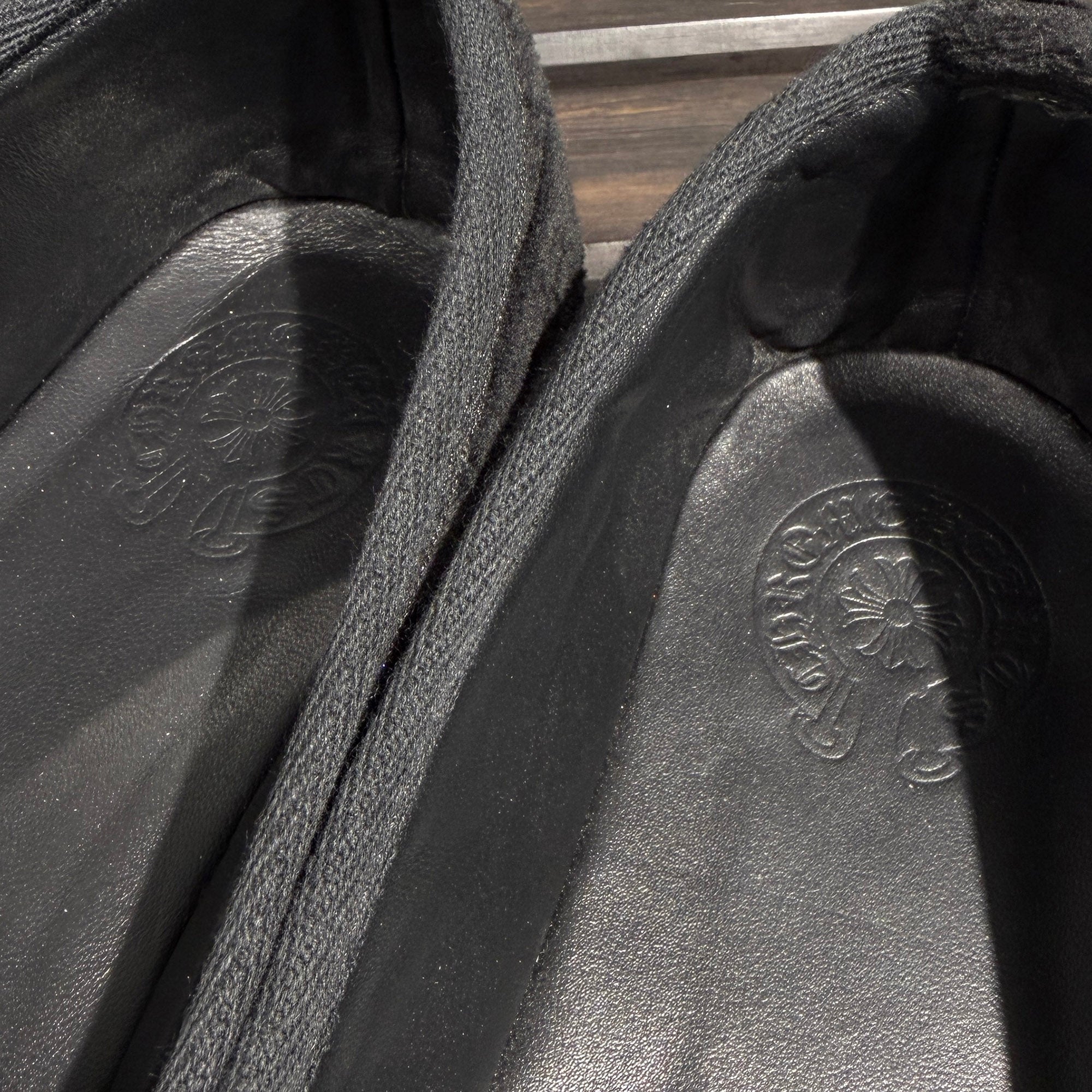 CHROME HEARTS × MATTY BOY Chomper Leather Patch Corduroy Slip On Size 42 (約27.0cm～27.5cm) クロムハーツ×マッティボーイ チョンパーレザーパッチ コーデュロイ スリッポン サイズ42 (約27.0cm～27.5cm)