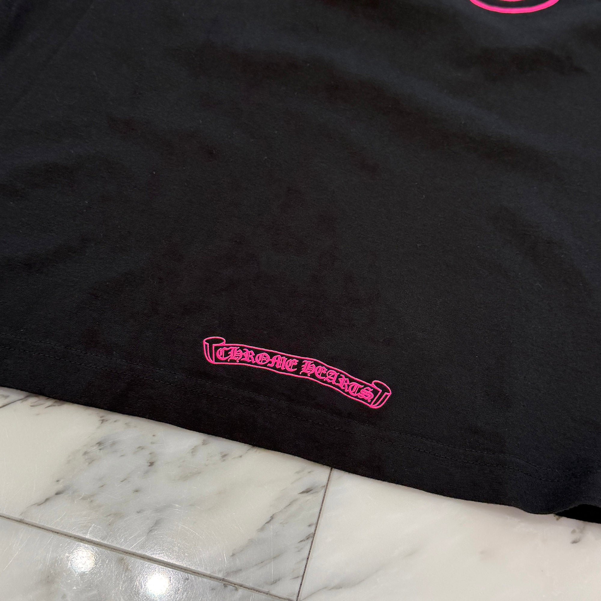 CHROME HEARTS 2025AW Pink Horseshoe Tee Size XL クロムハーツ