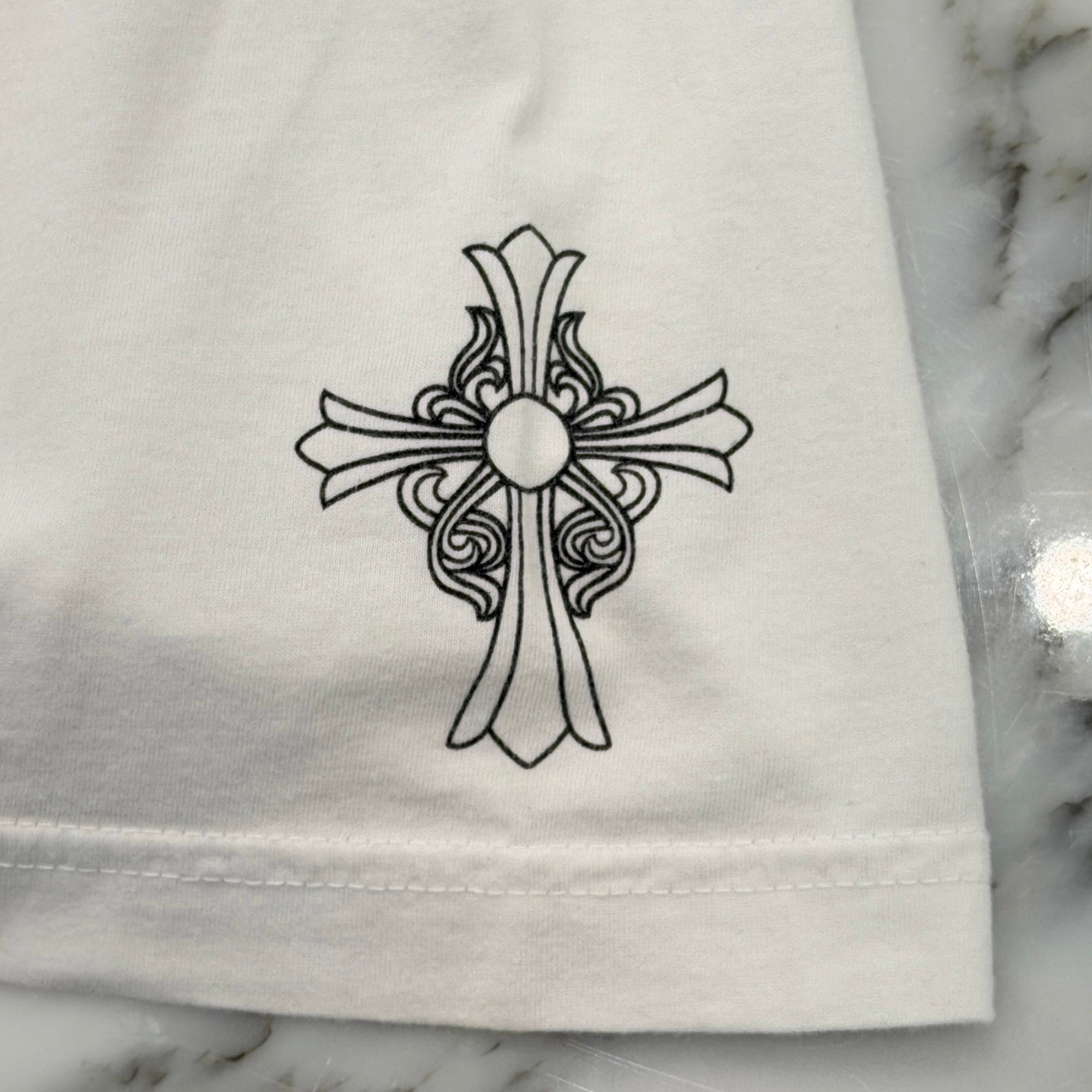 CHROME HEARTS Back Cross Horseshoe Tee Size L クロムハーツ バッククロス ホースシュー Tシャツ サイズL