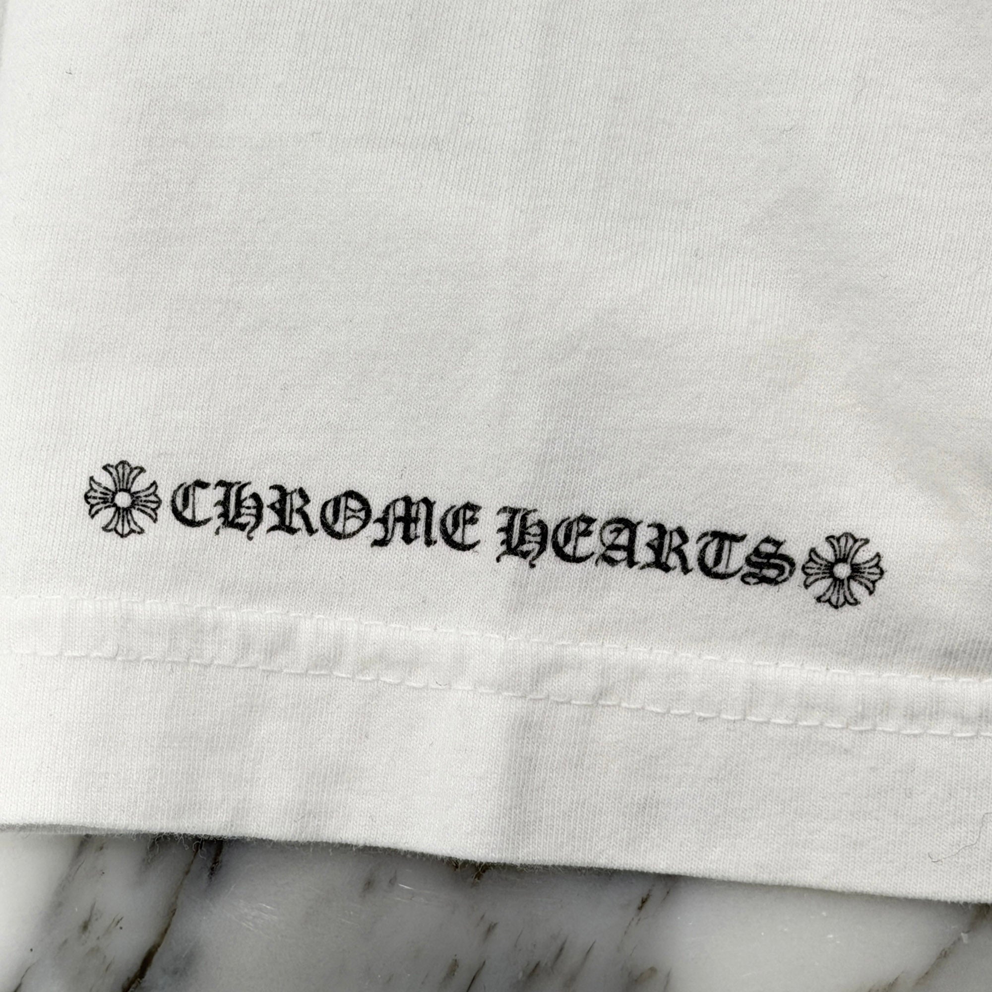 CHROME HEARTS Back Cross Horseshoe Tee Size L クロムハーツ バッククロス ホースシュー Tシャツ サイズL