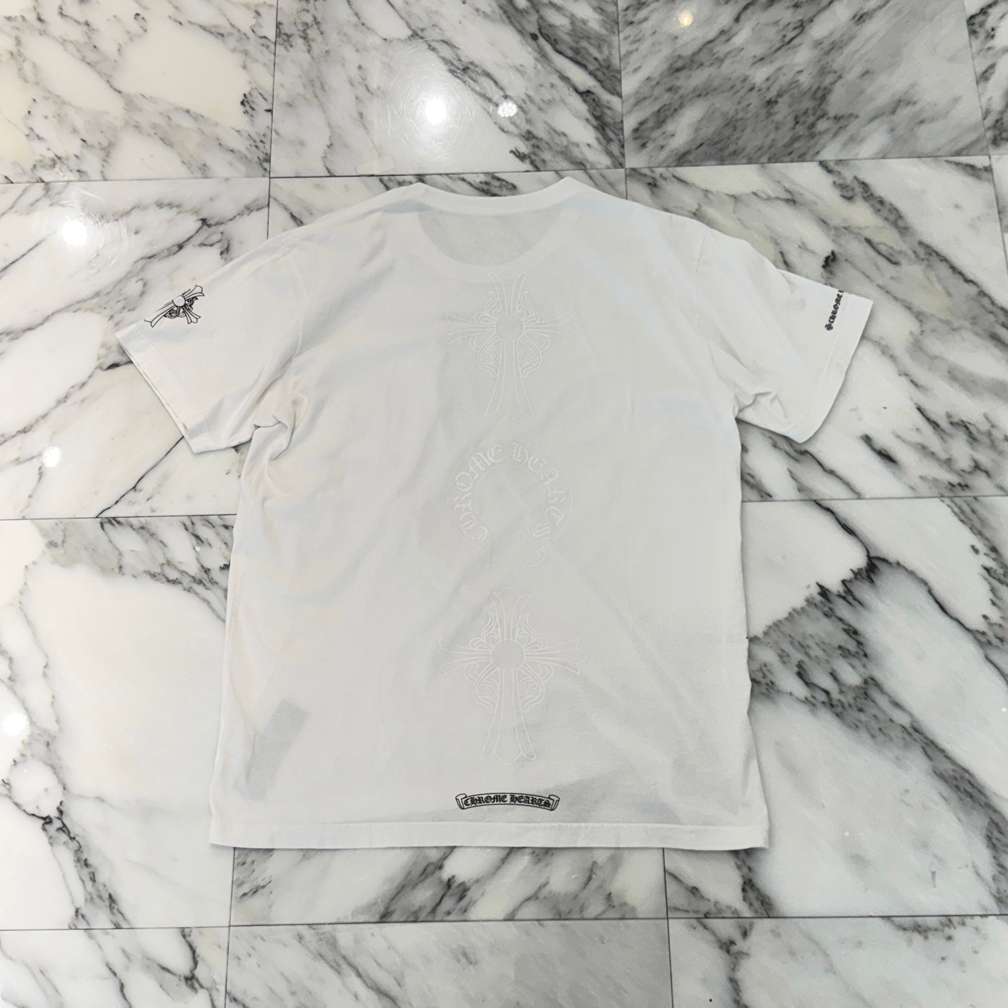 CHROME HEARTS Back Cross Horseshoe Tee Size L クロムハーツ バッククロス ホースシュー Tシャツ サイズL