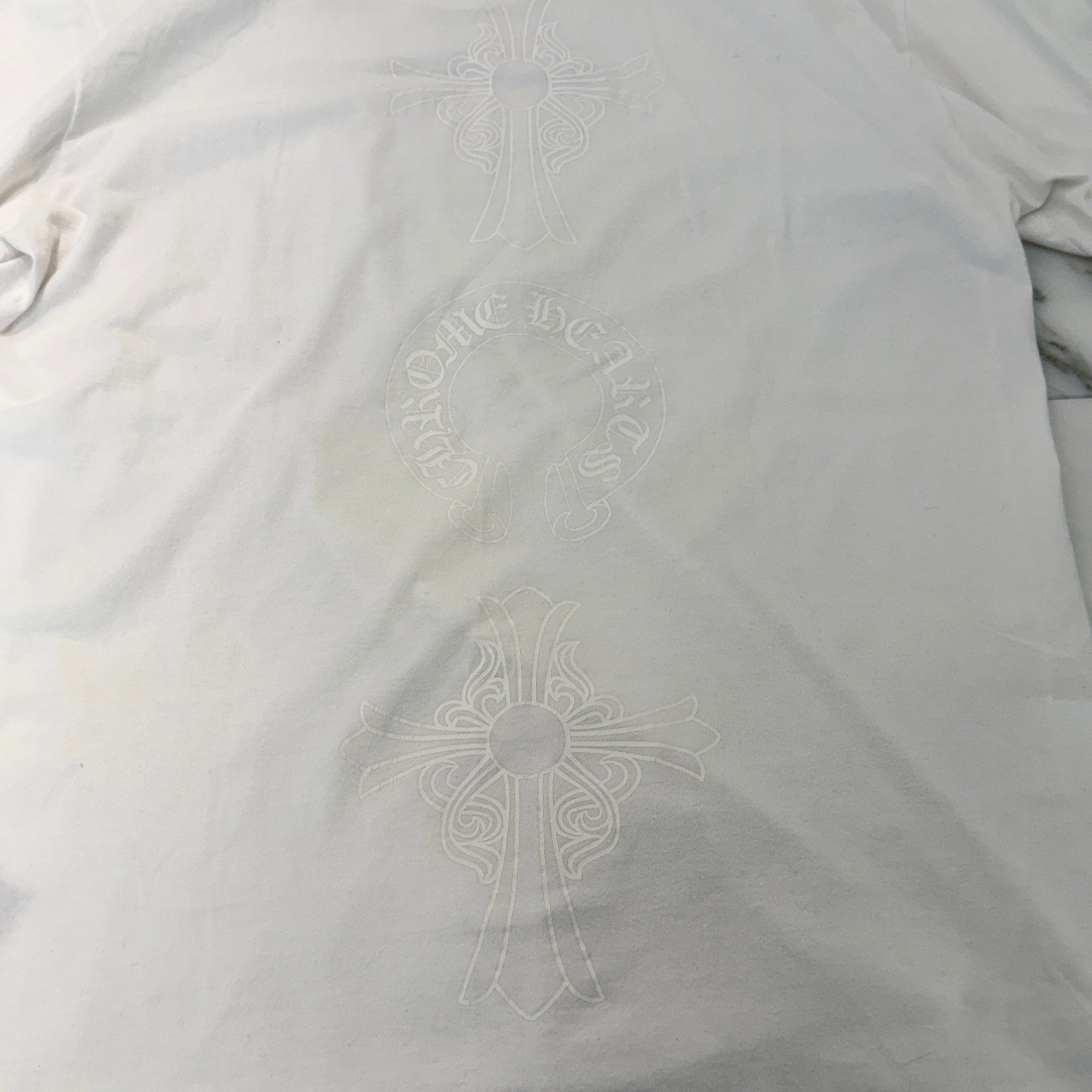 CHROME HEARTS Back Cross Horseshoe Tee Size L クロムハーツ バッククロス ホースシュー Tシャツ サイズL