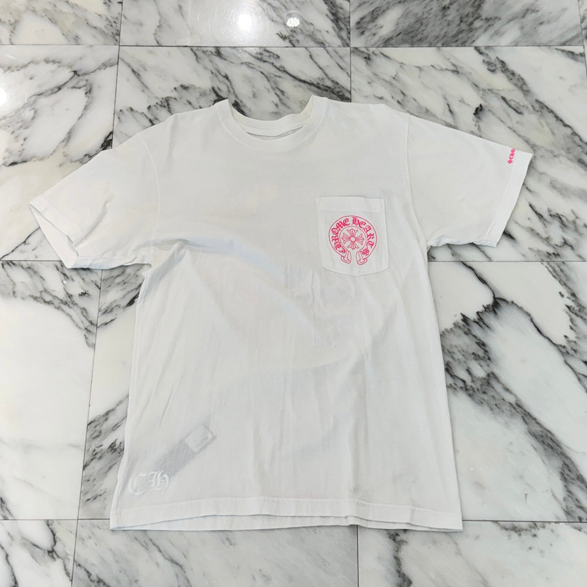 CHROME HEARTS 2025AW Pink Horseshoe Tee Size M クロムハーツ ピンク ホースシュー Tシャツ サイズM