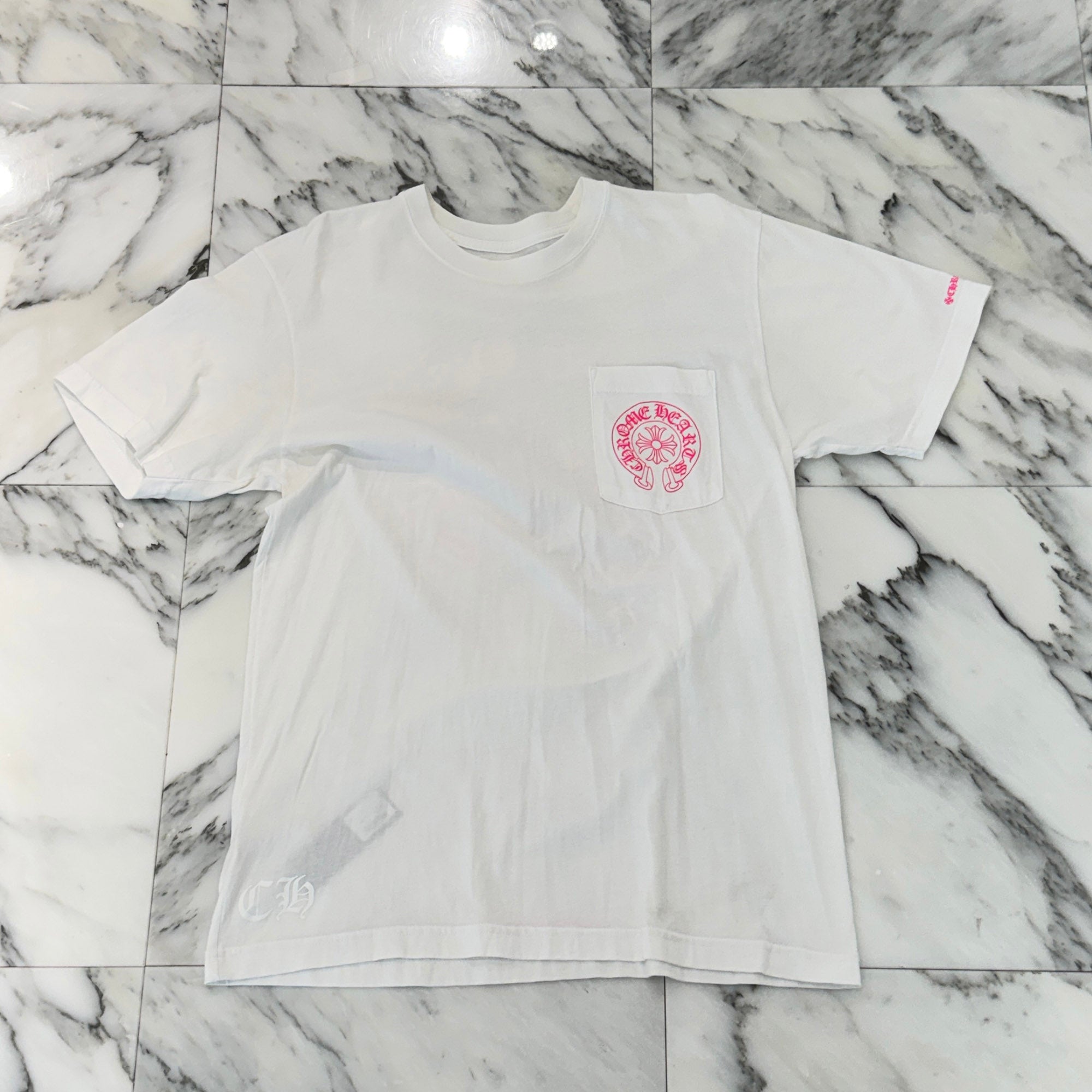 CHROME HEARTS 2025AW Pink Horseshoe Tee Size M クロムハーツ ピンク ホースシュー Tシャツ サイズM