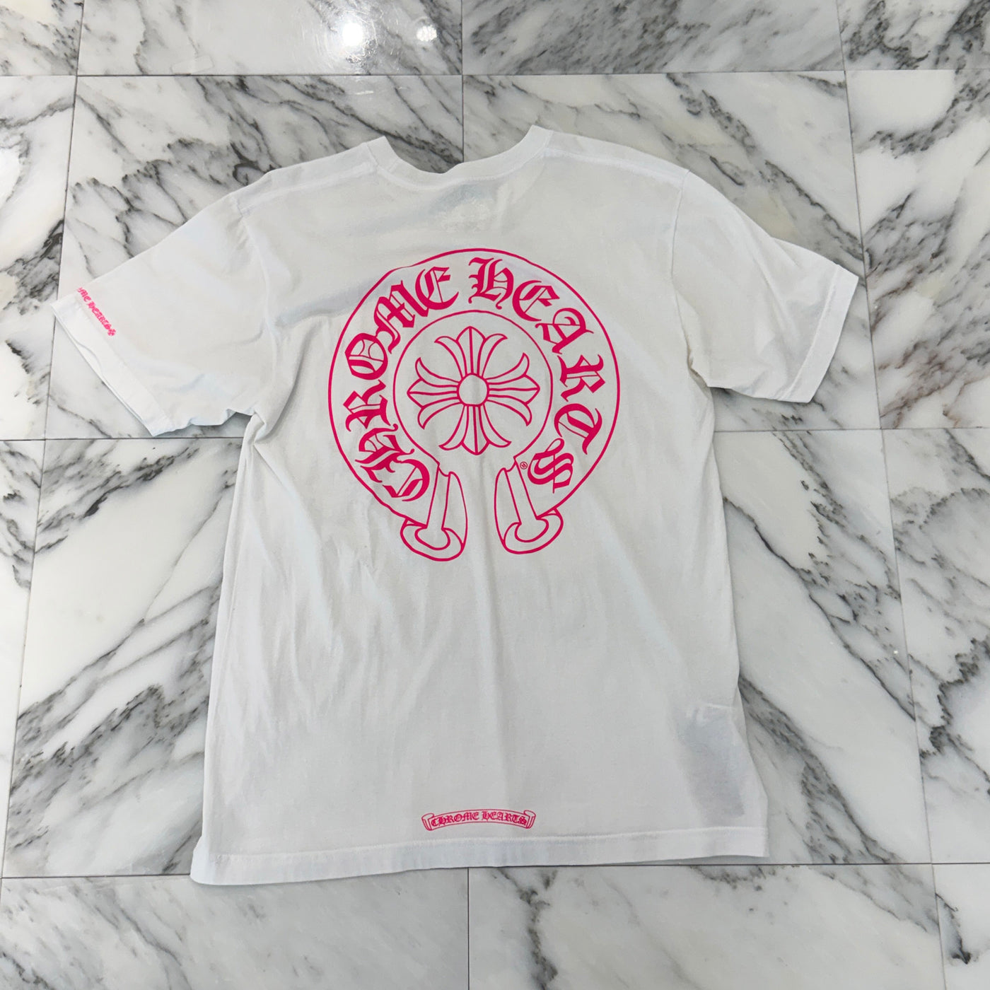 CHROME HEARTS 2025AW Pink Horseshoe Tee Size M クロムハーツ ピンク ホースシュー Tシャツ サイズM