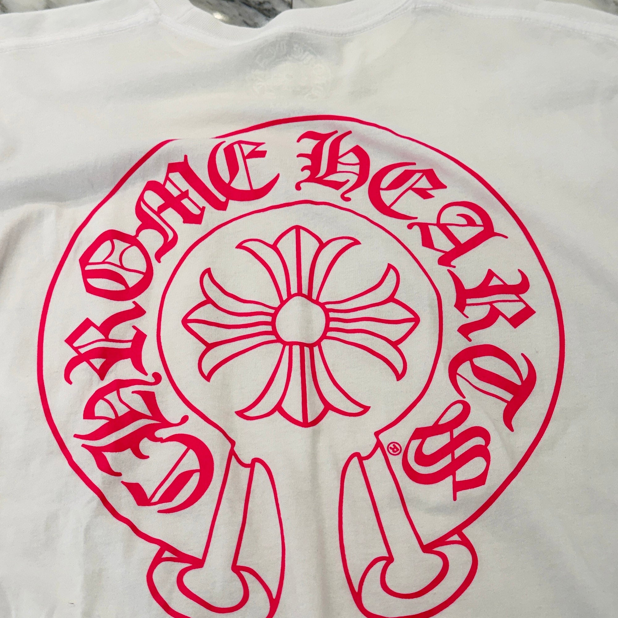 CHROME HEARTS 2025AW Pink Horseshoe Tee Size M クロムハーツ ピンク ホースシュー Tシャツ サイズM