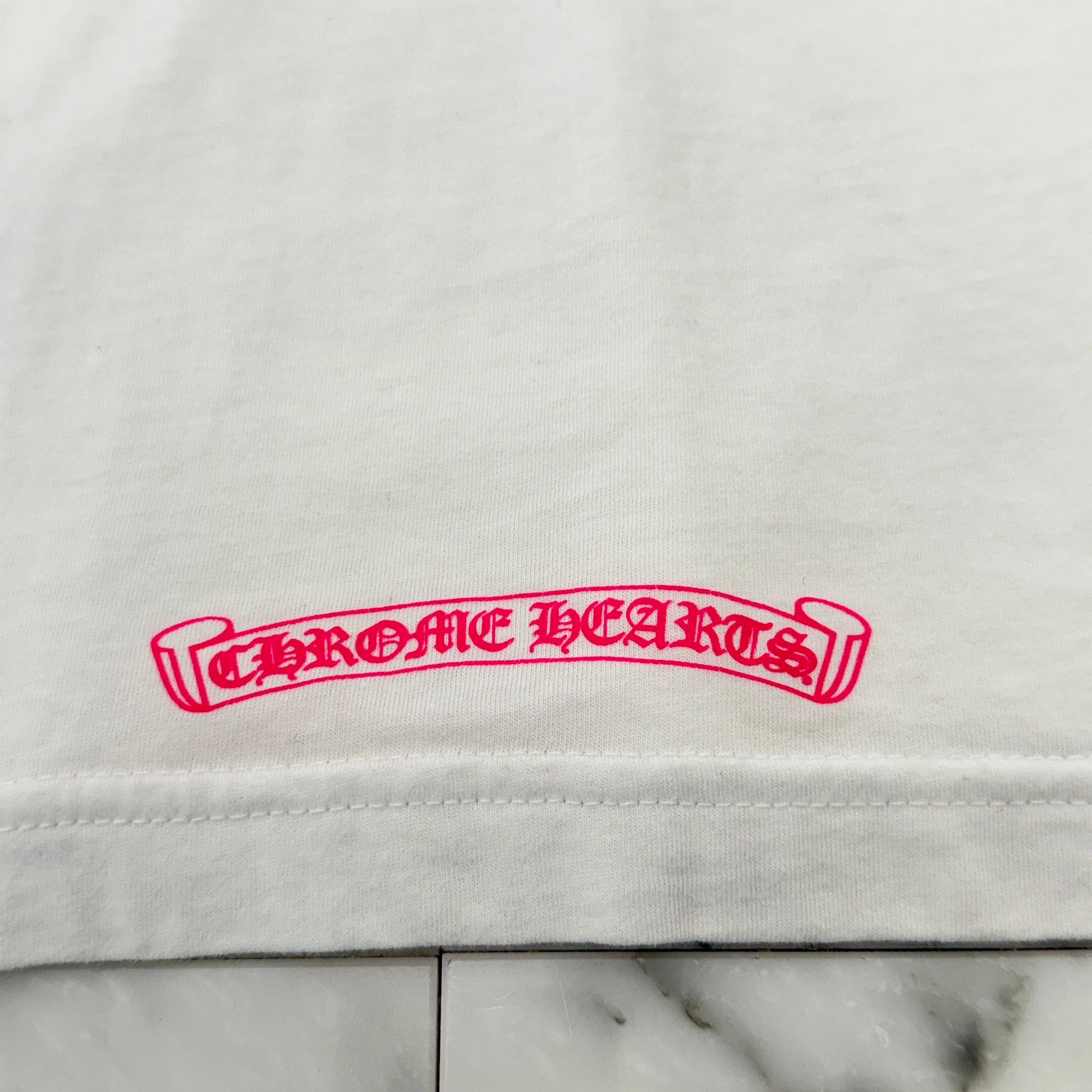 CHROME HEARTS 2025AW Pink Horseshoe Tee Size M クロムハーツ ピンク ホースシュー Tシャツ サイズM