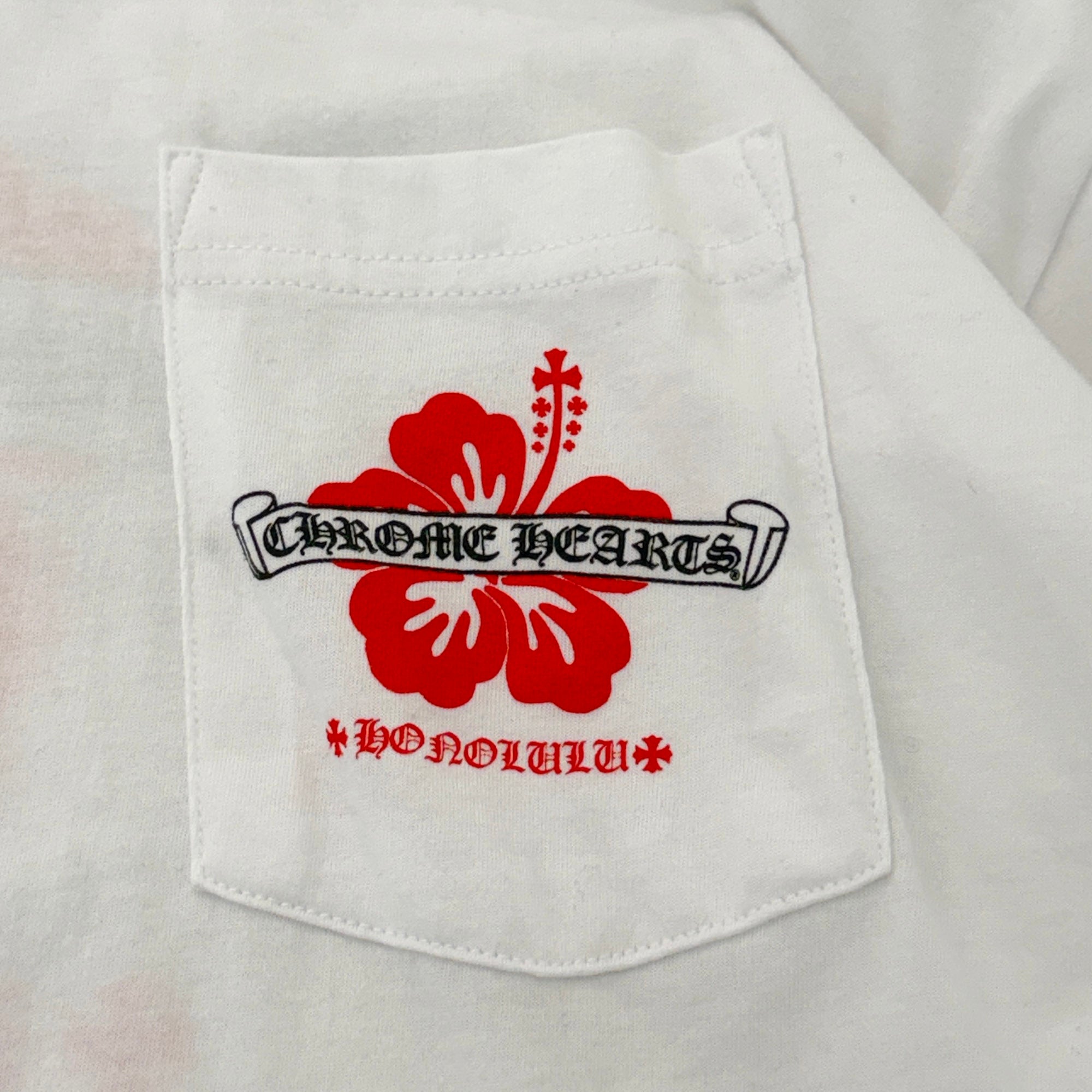 CHROME HEARTS Honolulu Limited Back Scroll Logo Long Sleeve Tee Size XXL クロムハーツ ホノルル限定バックスクロールロゴロングスリーブTシャツ サイズXXL
