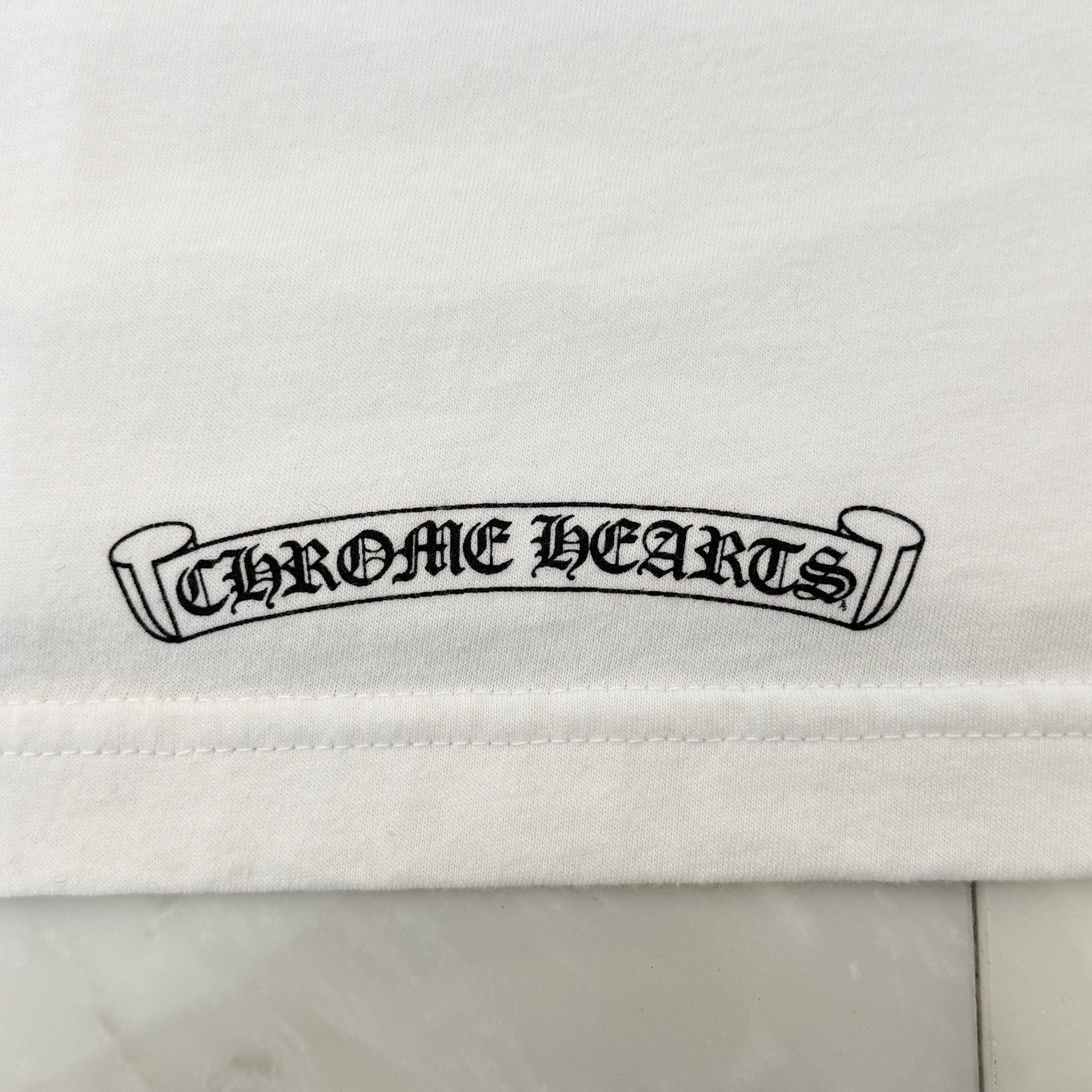 CHROME HEARTS Honolulu Limited Back Scroll Logo Long Sleeve Tee Size XXL クロムハーツ ホノルル限定バックスクロールロゴロングスリーブTシャツ サイズXXL