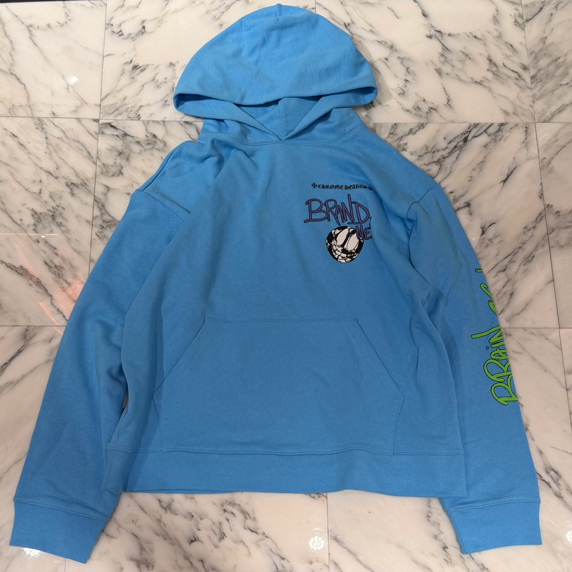 CHROME HEARTS × MATTY BOY 2024SS BRAIN NEW Pullover Hoodie Size XL クロムハーツ×マッティボーイ ブレインニュー プルオーバーフーディ サイズXL
