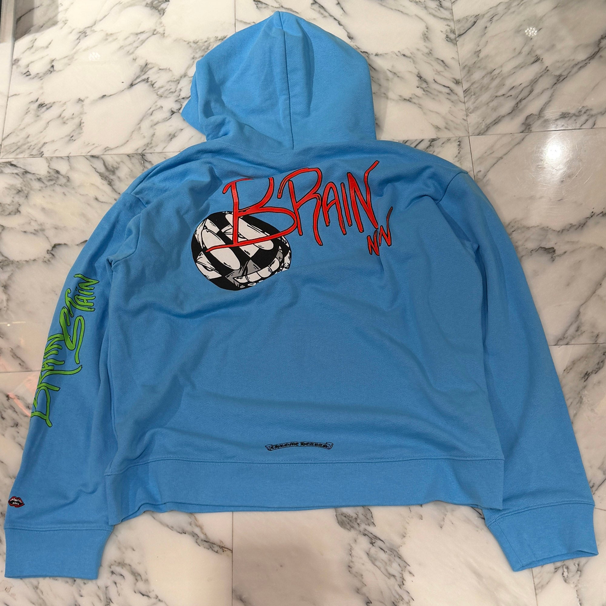 CHROME HEARTS × MATTY BOY 2024SS BRAIN NEW Pullover Hoodie Size XL クロムハーツ×マッティボーイ ブレインニュー プルオーバーフーディ サイズXL