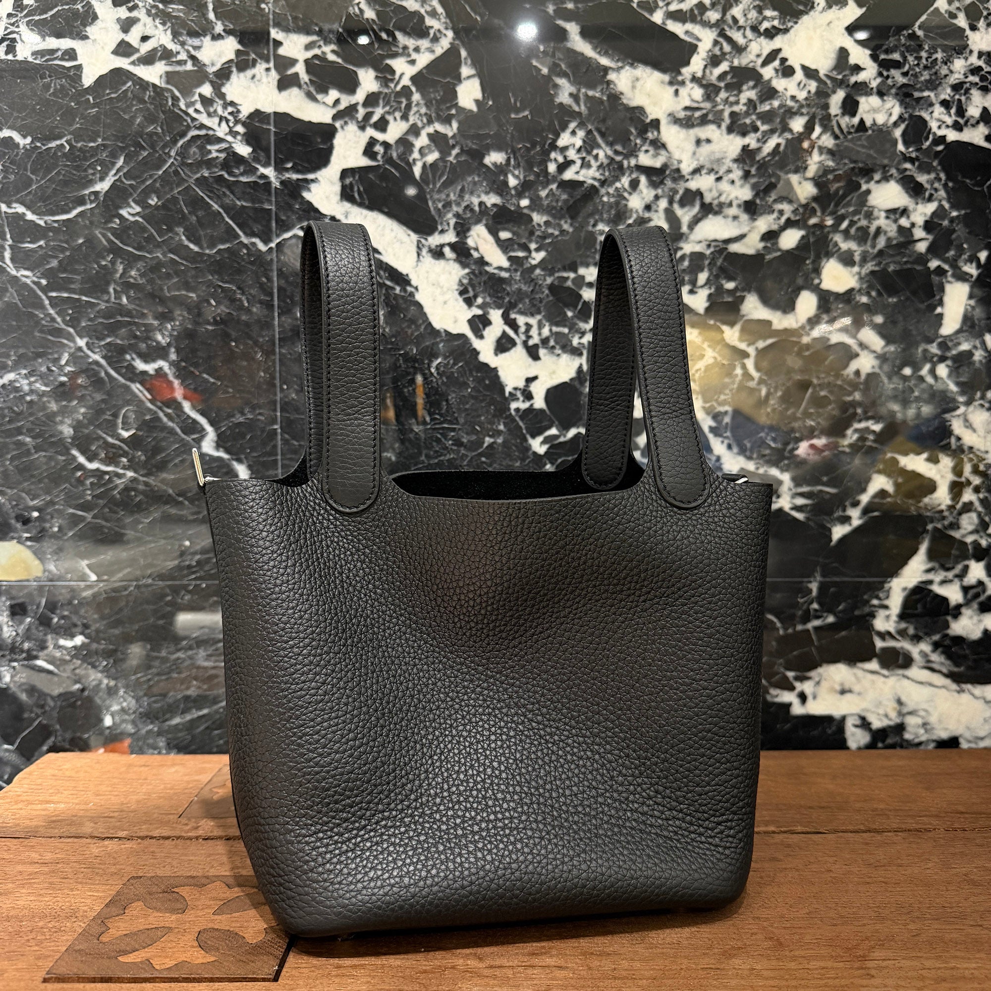 HERMES Picotin Lock PM "NOIR" K刻印 エルメス ピコタンロック PM "ノワール" K刻印