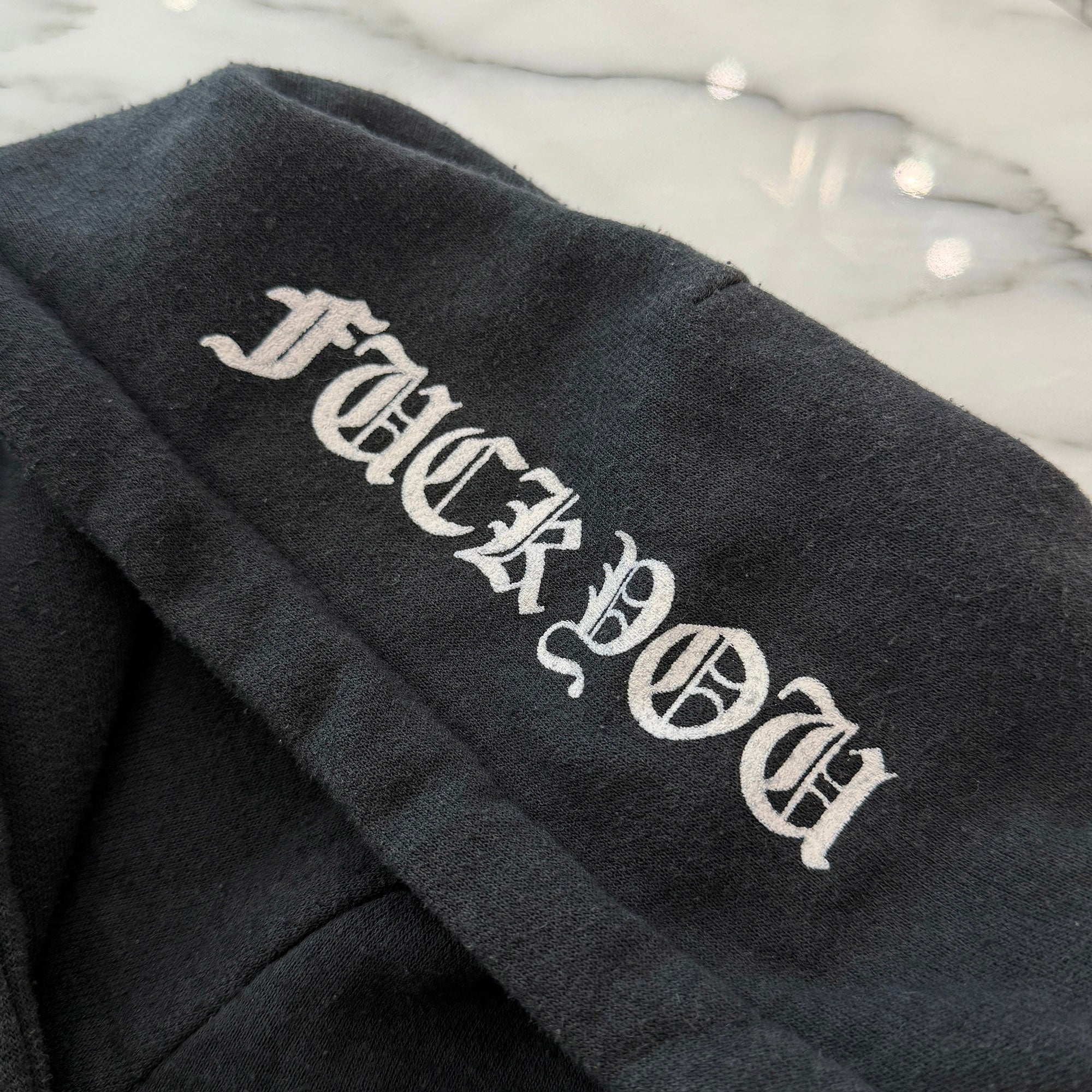 CHROME HEARTS FUCK YOU Horseshoe Pullover Hoodie Size L クロム