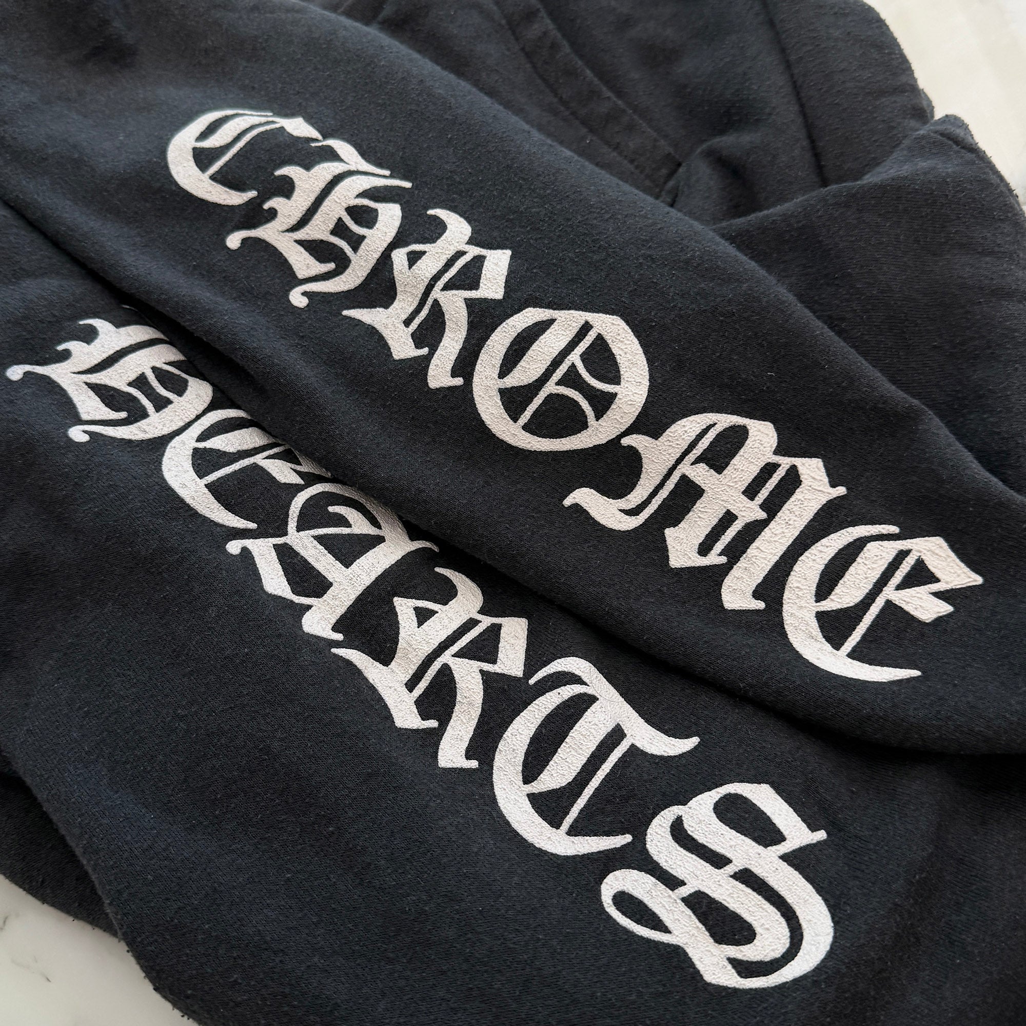 M*O様 ★Chrome Hearts クロムハーツ 90s FUCK YOU CHROME HEARTS FUCK YOU Horseshoe Pullover Hoodie Size L クロム