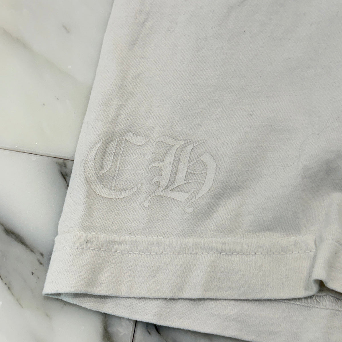 CHROME HEARTS Neck Logo Tee Size L クロムハーツ ネックロゴ Tシャツ サイズL