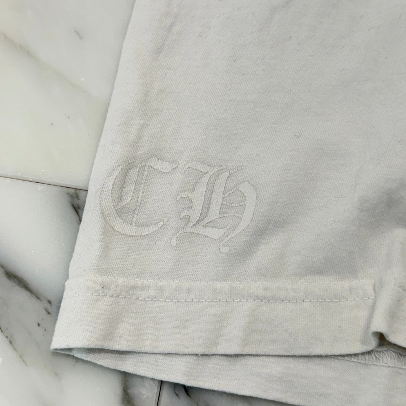 CHROME HEARTS Neck Logo Tee Size L クロムハーツ ネックロゴ Tシャツ サイズL