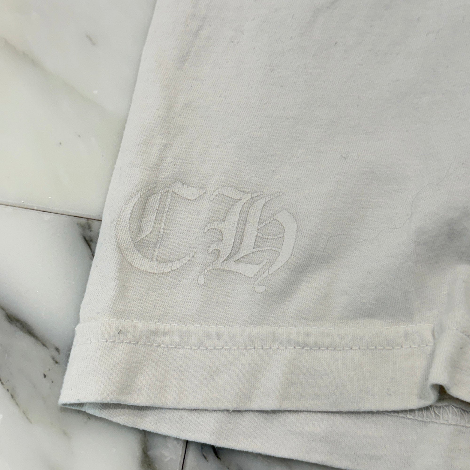 CHROME HEARTS Neck Logo Tee Size L クロムハーツ ネックロゴ Tシャツ サイズL