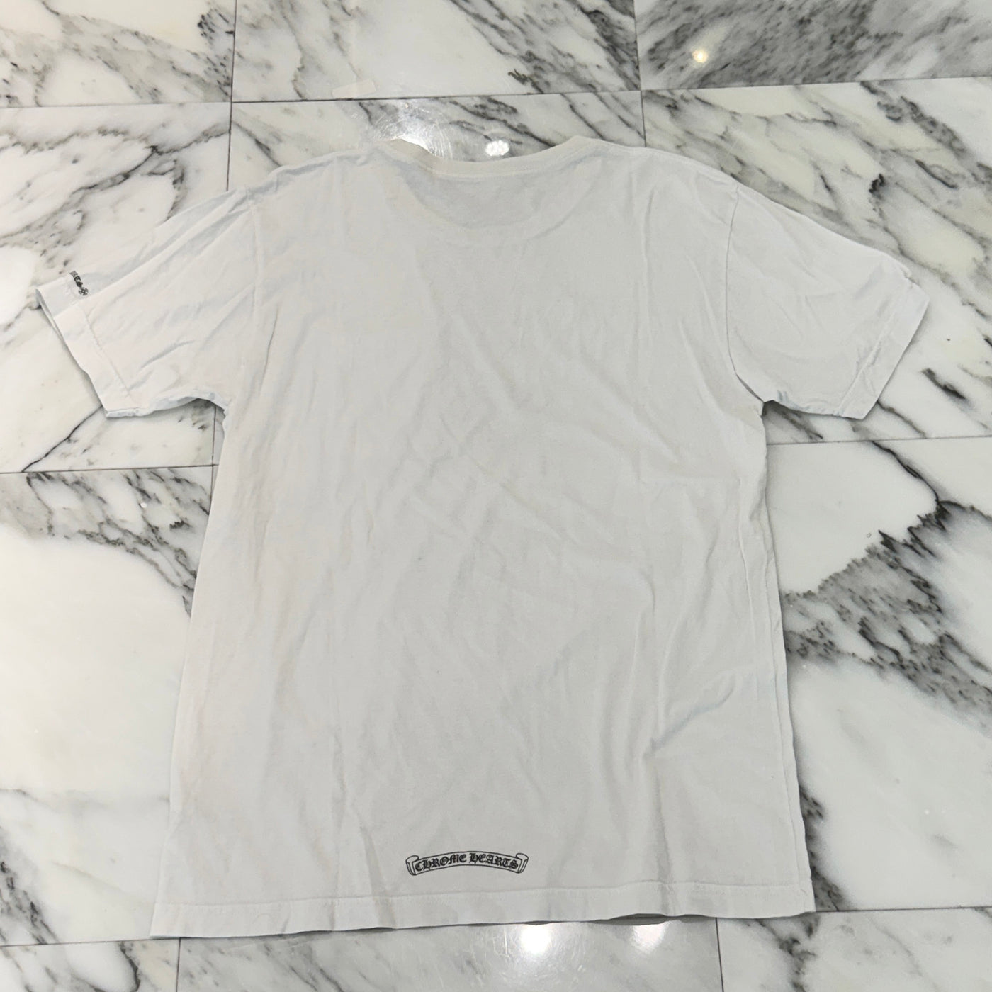 CHROME HEARTS Neck Logo Tee Size L クロムハーツ ネックロゴ Tシャツ サイズL